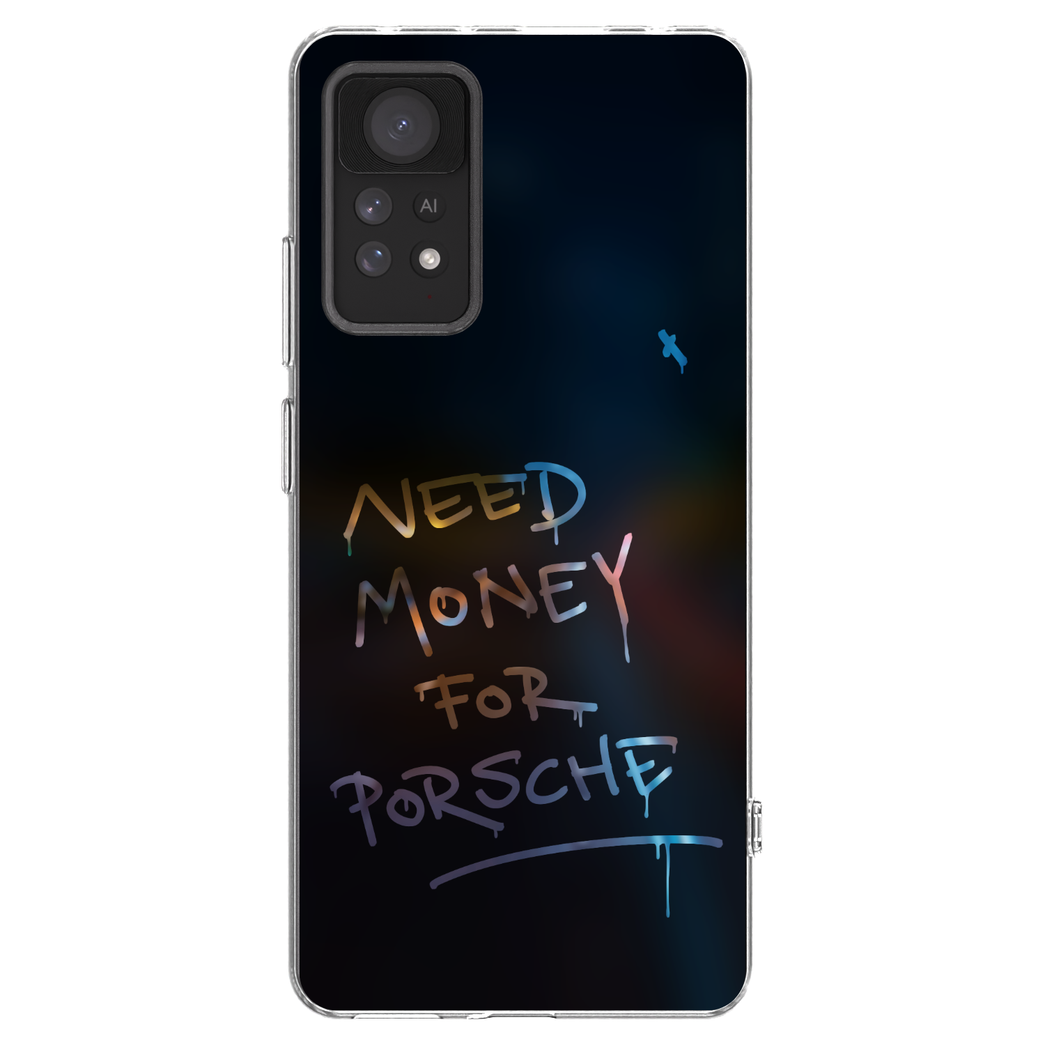 Picasee Xiaomi Redmi Note 11 Pro 5G Hülle - Transparentes Silikon - Neon Nights