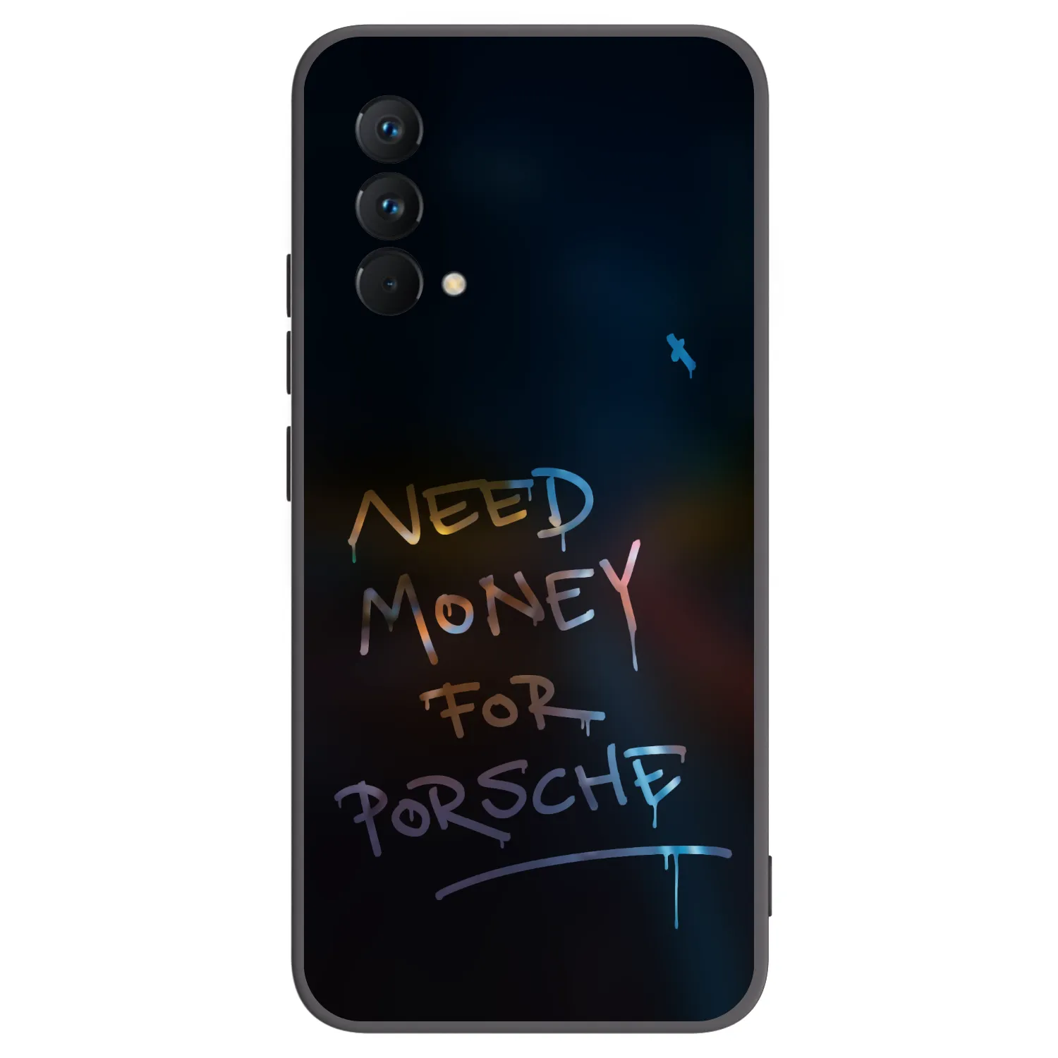 Picasee Realme GT Master Edition 5G Hülle - Schwarzes Silikon - Neon Nights