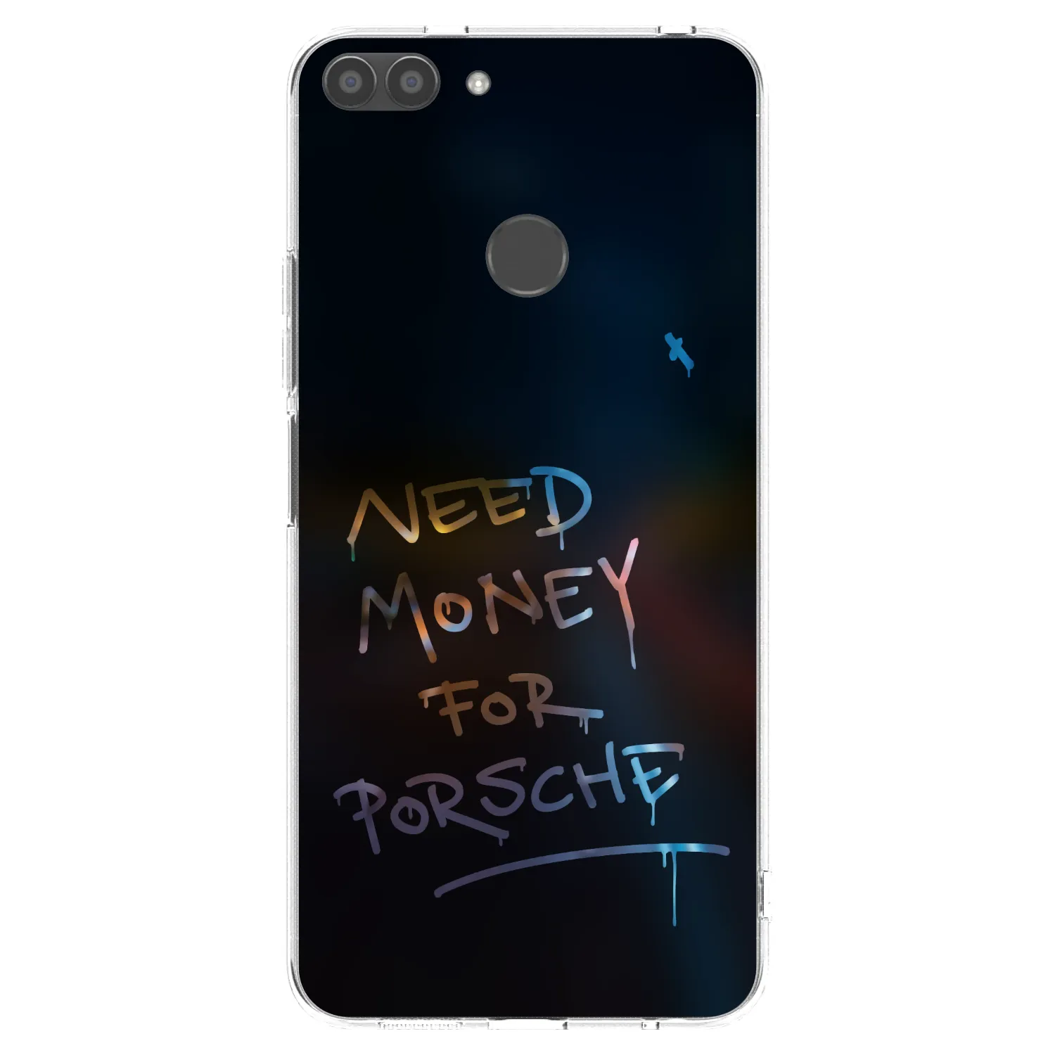 Picasee Huawei P Smart Hülle - Transparentes Silikon - Neon Nights