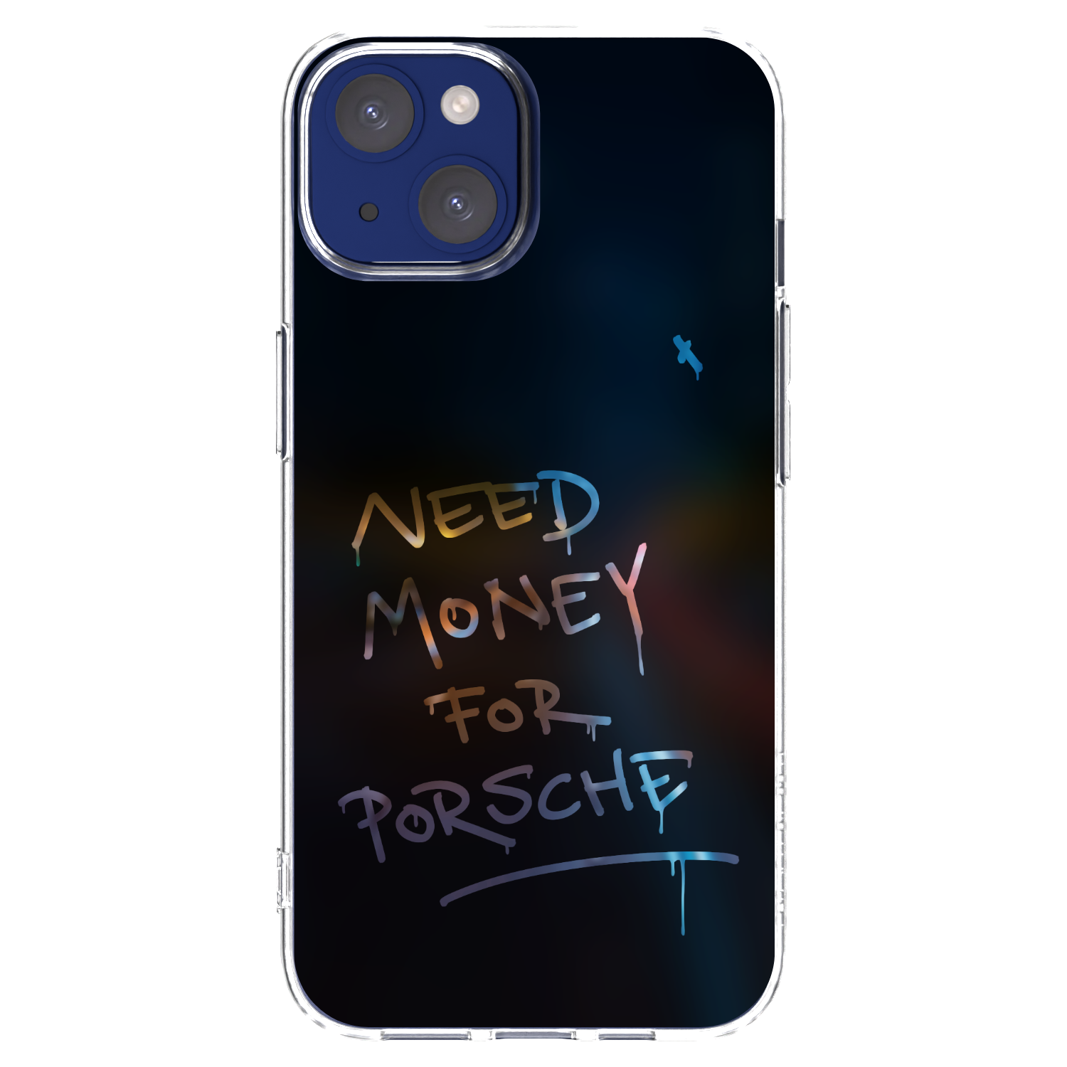 Picasee Apple iPhone 14 Hülle - Transparentes Silikon - Neon Nights