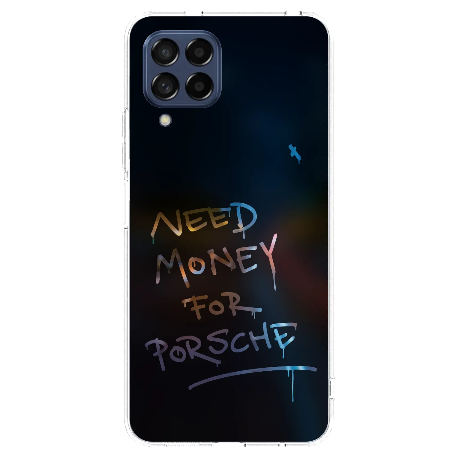 Picasee Samsung Galaxy M53 5G Hülle - Transparentes Silikon - Neon Nights