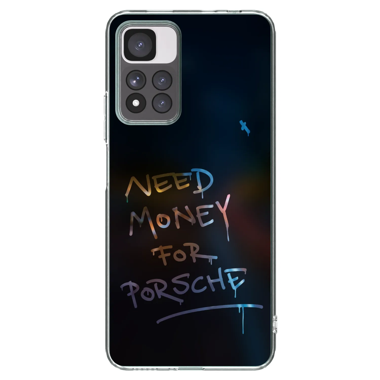 Picasee Xiaomi Redmi Note 11 Pro+ 5G Hülle - Transparentes Silikon - Neon Nights