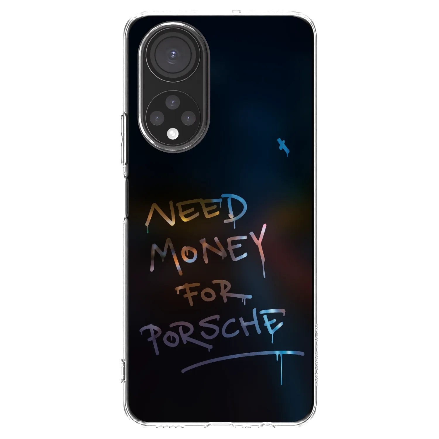 Picasee Honor X7 Hülle - Transparentes Silikon - Neon Nights