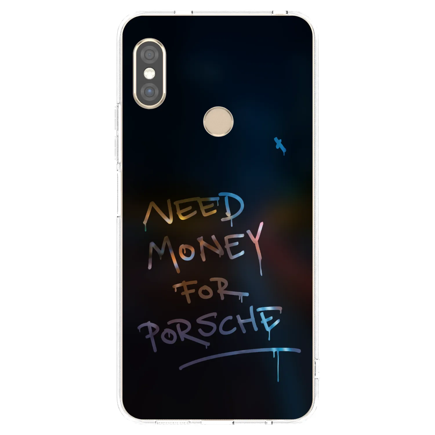 Picasee Xiaomi Redmi Note 5 Global Hülle - Transparentes Silikon - Neon Nights