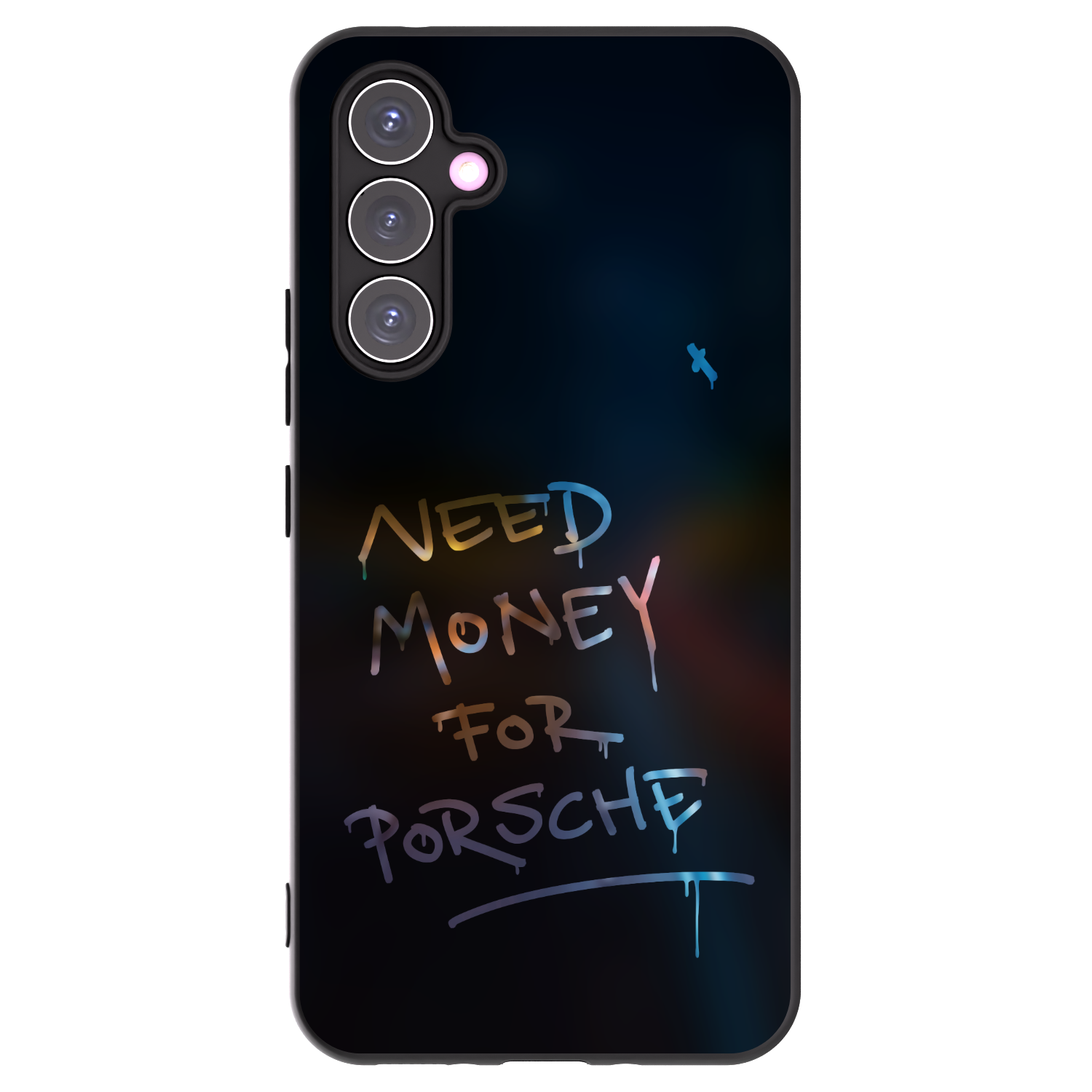 Picasee Samsung Galaxy A54 5G A546B Hülle - Schwarzes Silikon - Neon Nights