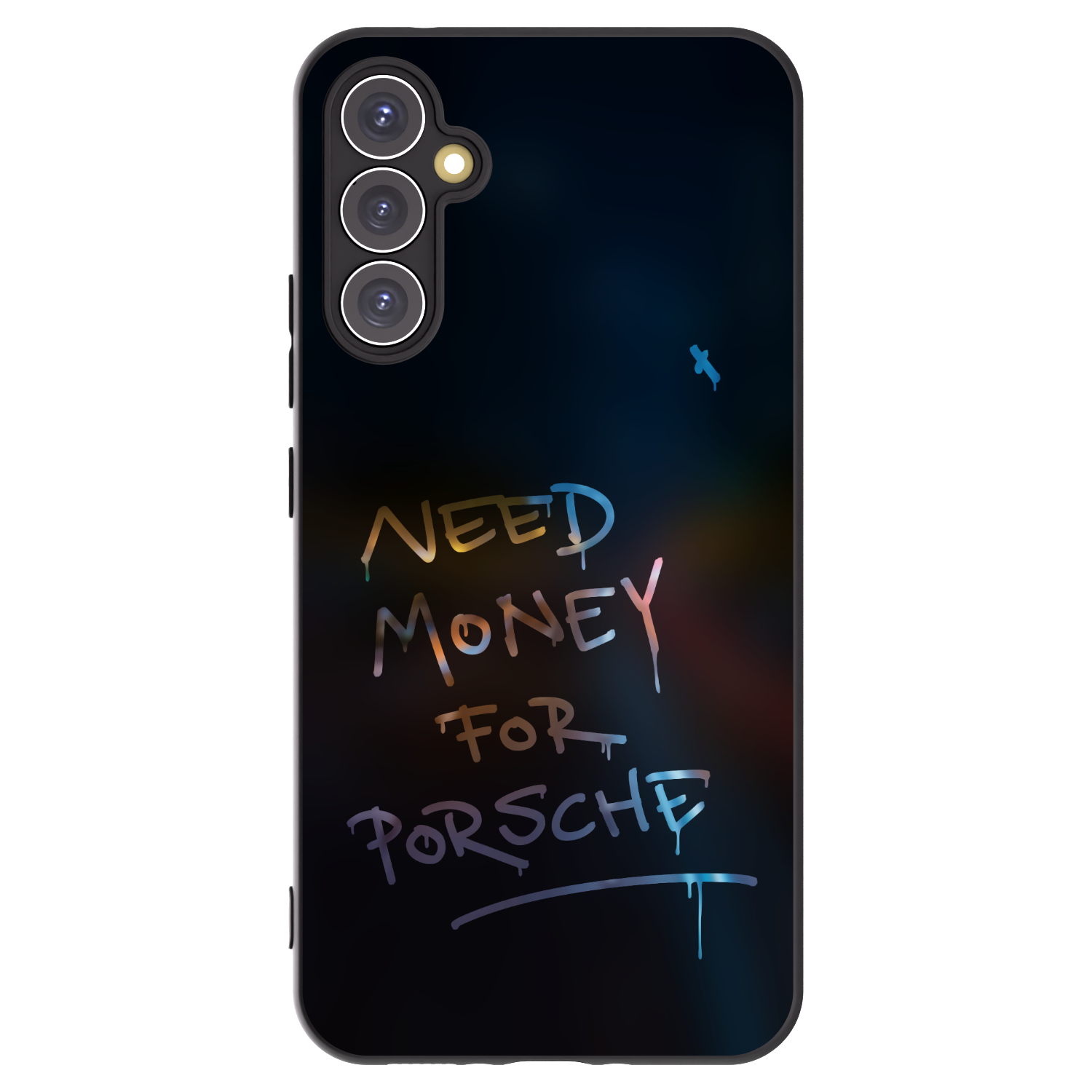 Picasee Samsung Galaxy A34 5G A346B Hülle - Schwarzes Silikon - Neon Nights