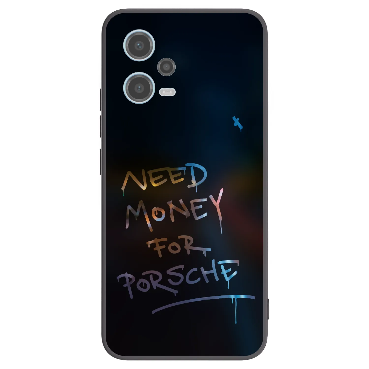 Picasee Xiaomi Redmi Note 12 5G Hülle - Schwarzes Silikon - Neon Nights
