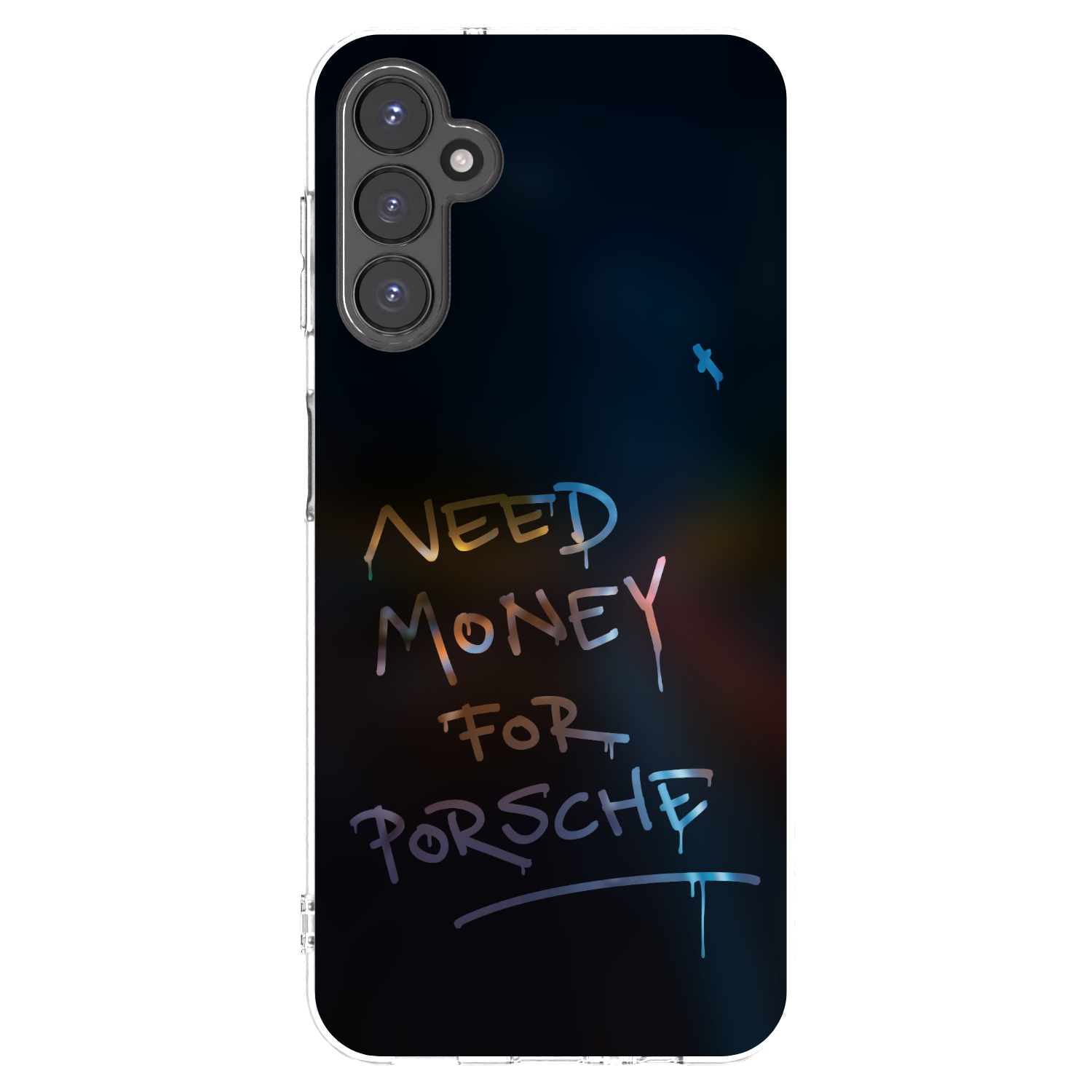 Picasee Samsung Galaxy A14 4G A145R Hülle - Transparentes Silikon - Neon Nights