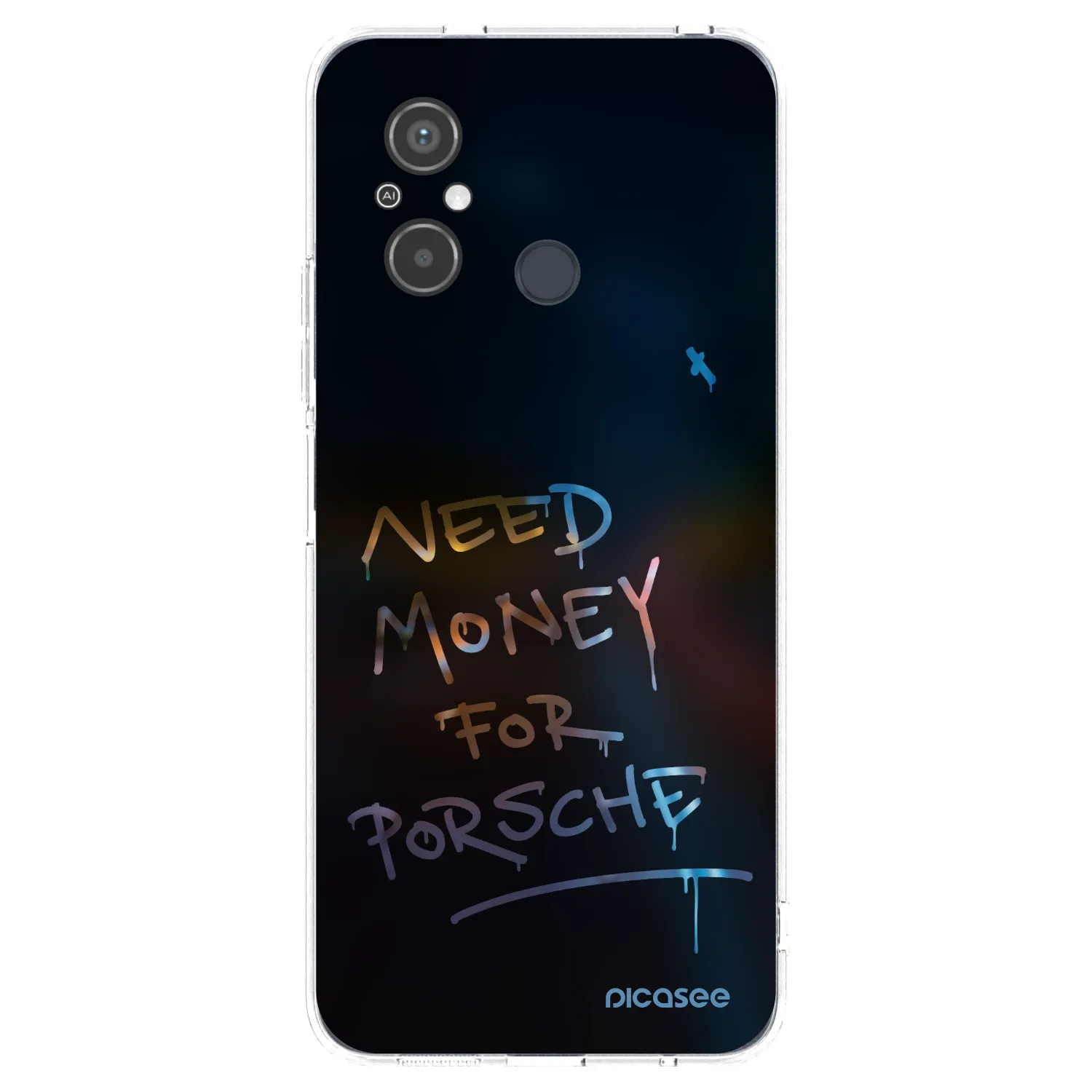 Picasee Xiaomi Redmi 12C Hülle - Transparentes Silikon - Neon Nights