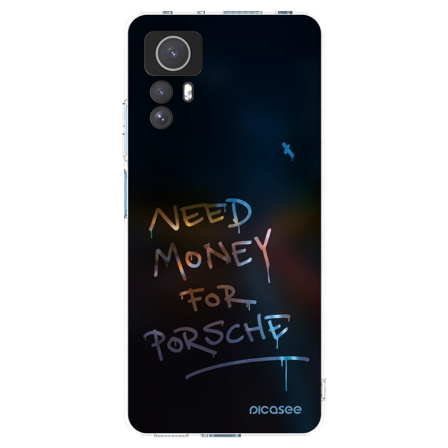 Picasee Xiaomi Redmi Note 12S Hülle - Transparentes Silikon - Neon Nights