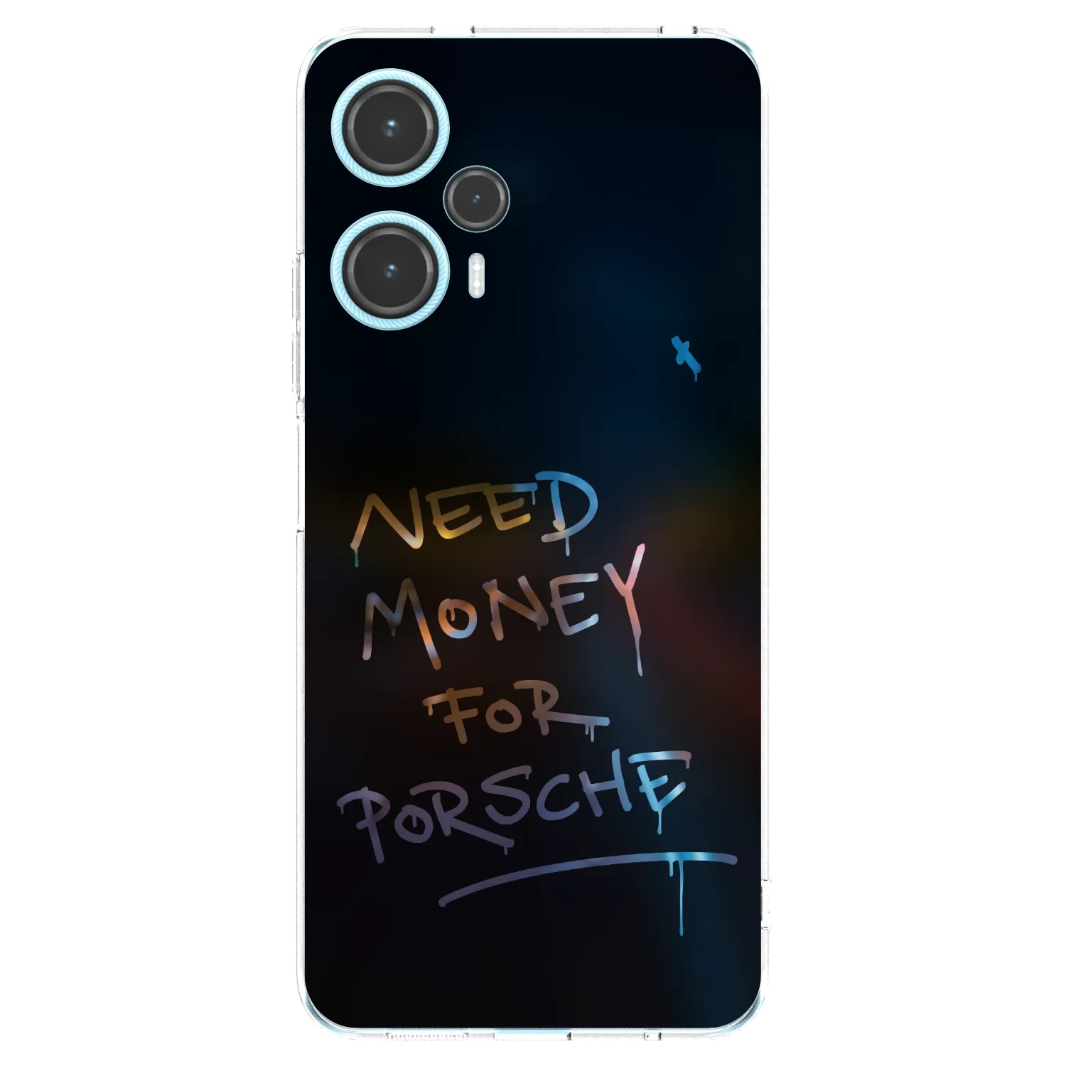 Picasee Xiaomi Poco F5 Hülle - Transparentes Silikon - Neon Nights