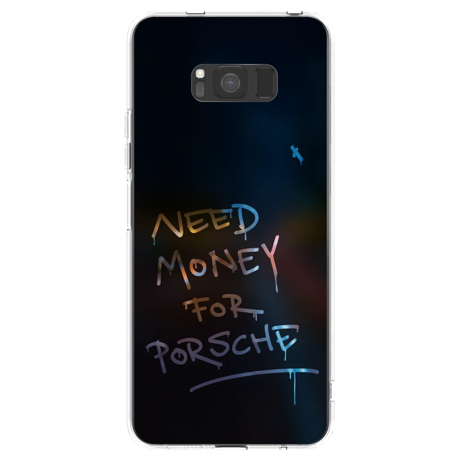 Picasee Samsung Galaxy S8 G950F Hülle - Transparentes Silikon - Neon Nights