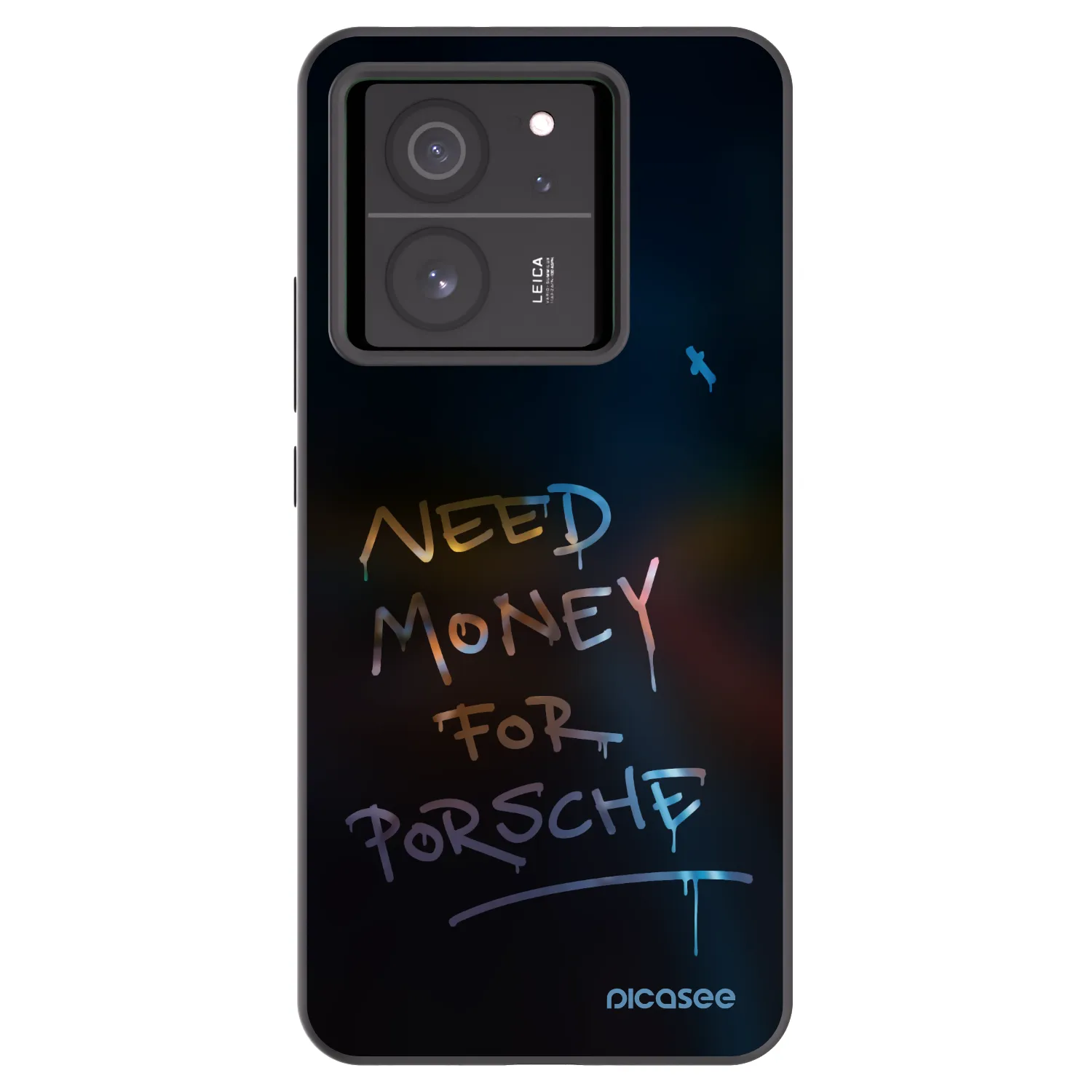 Picasee Xiaomi 13T Hülle - Schwarzes Silikon - Neon Nights