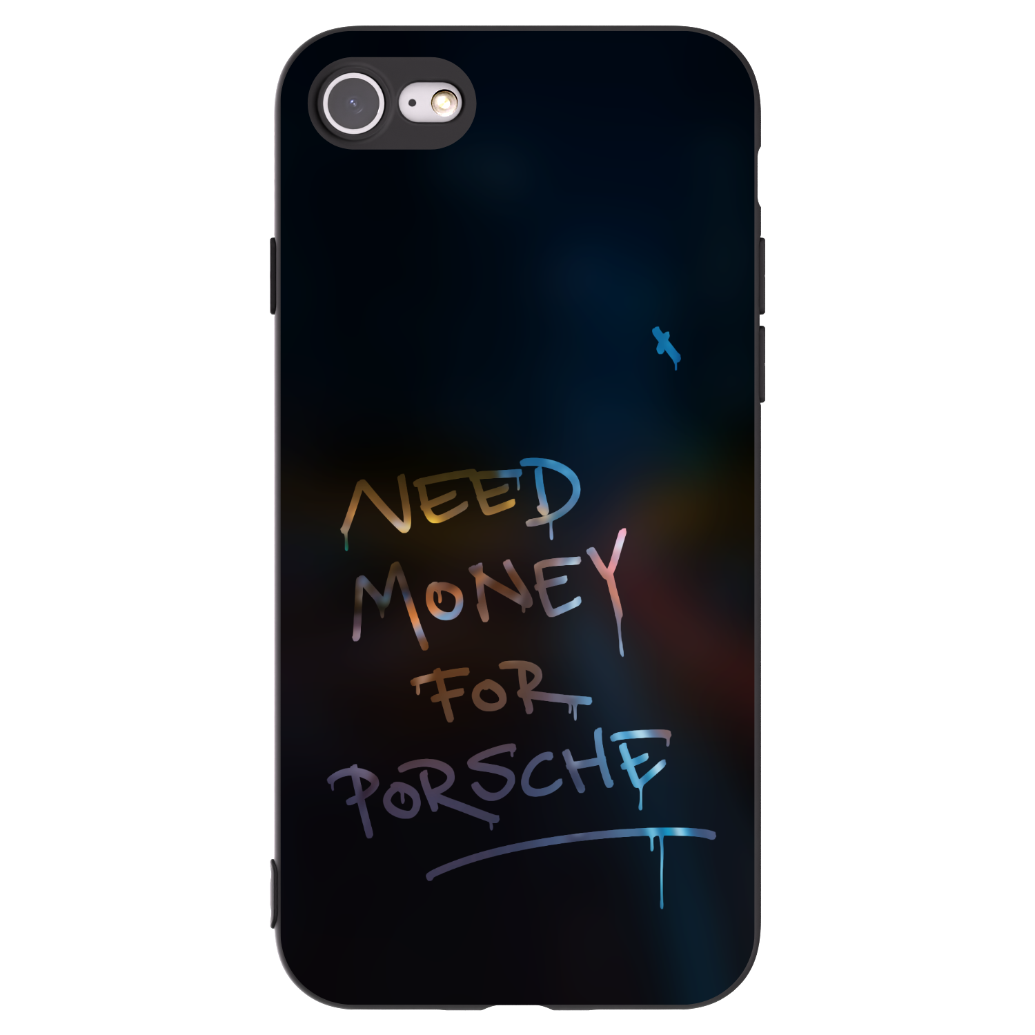 Picasee Apple iPhone 7 Hülle - Schwarzes Silikon - Neon Nights