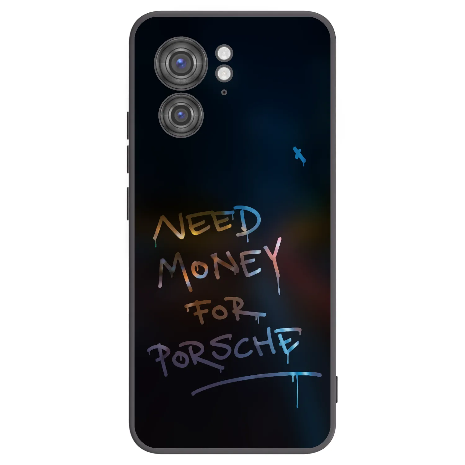 Picasee Motorola Edge 40 Hülle - Schwarzes Silikon - Neon Nights