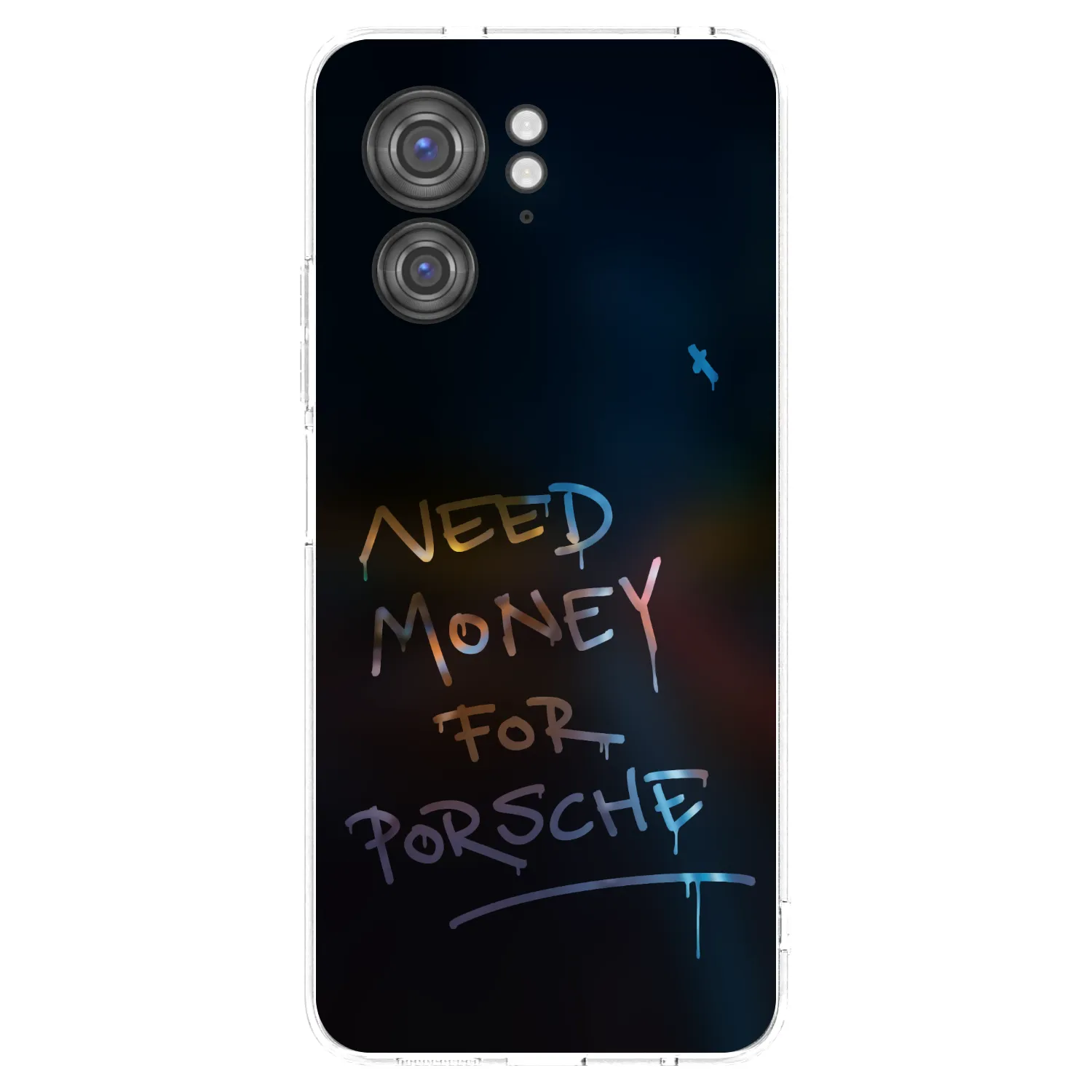 Picasee Motorola Edge 40 Hülle - Transparentes Silikon - Neon Nights