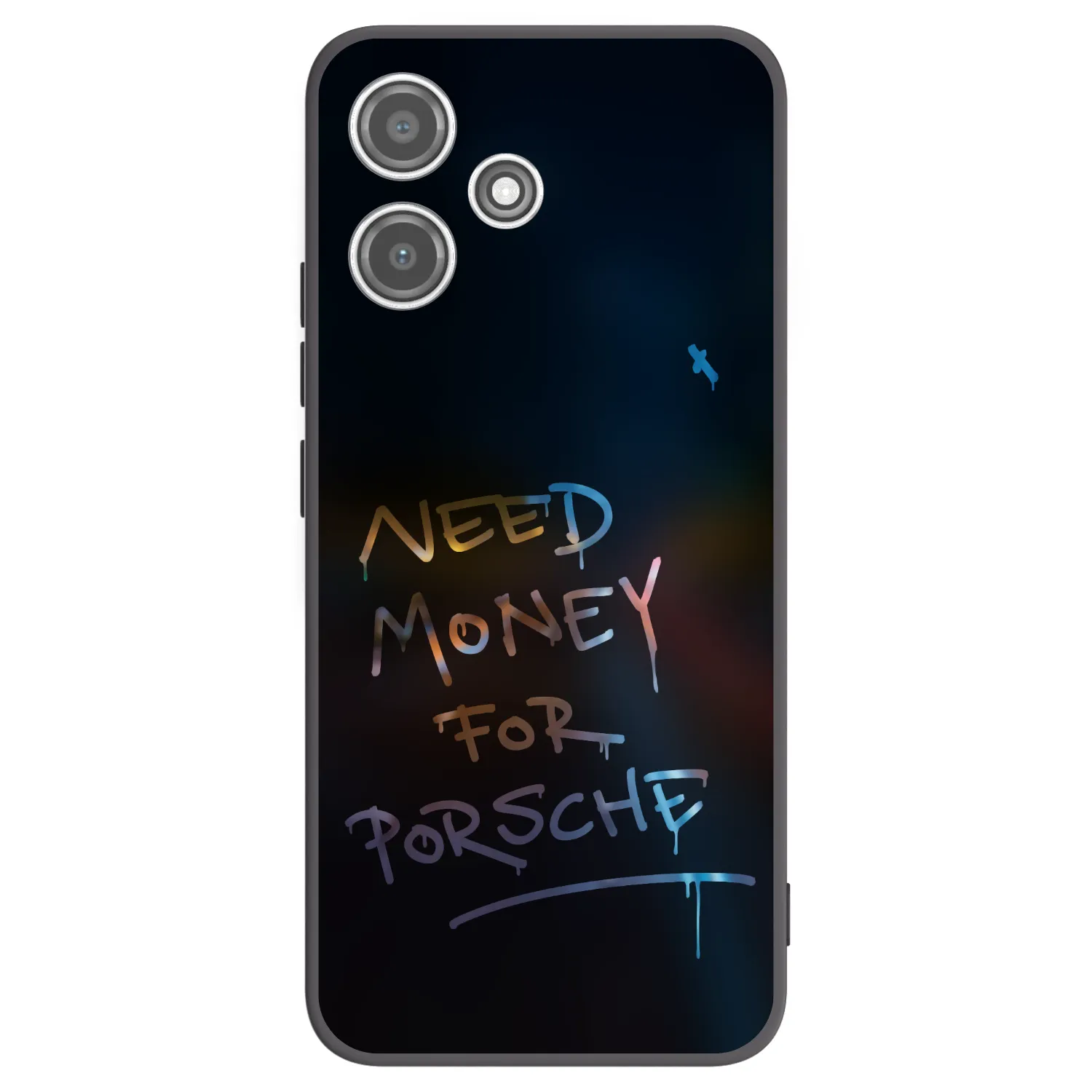 Picasee Xiaomi Redmi 12 5G Hülle - Schwarzes Silikon - Neon Nights