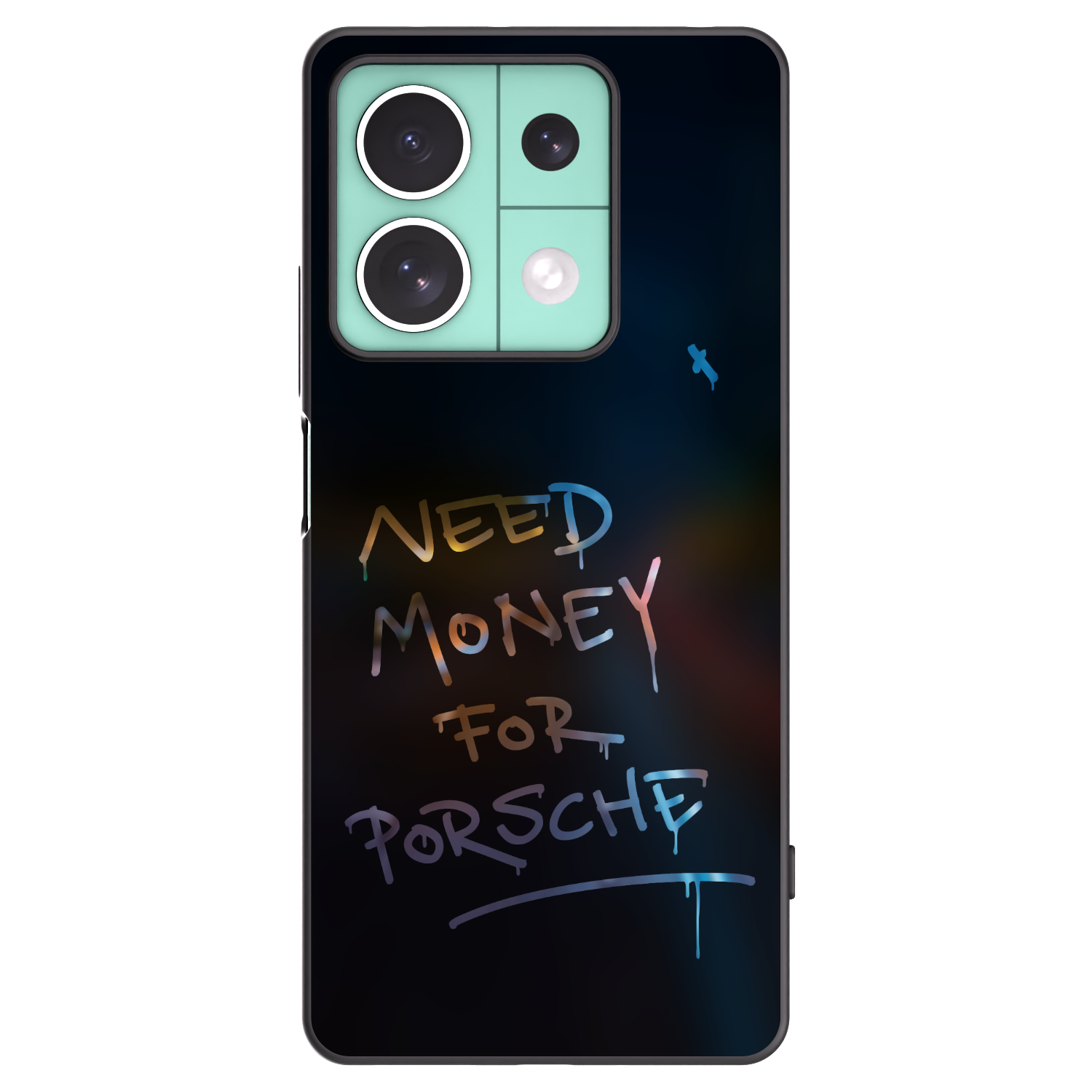 Picasee Xiaomi Redmi Note 13 5G Hülle - Schwarzes Silikon - Neon Nights