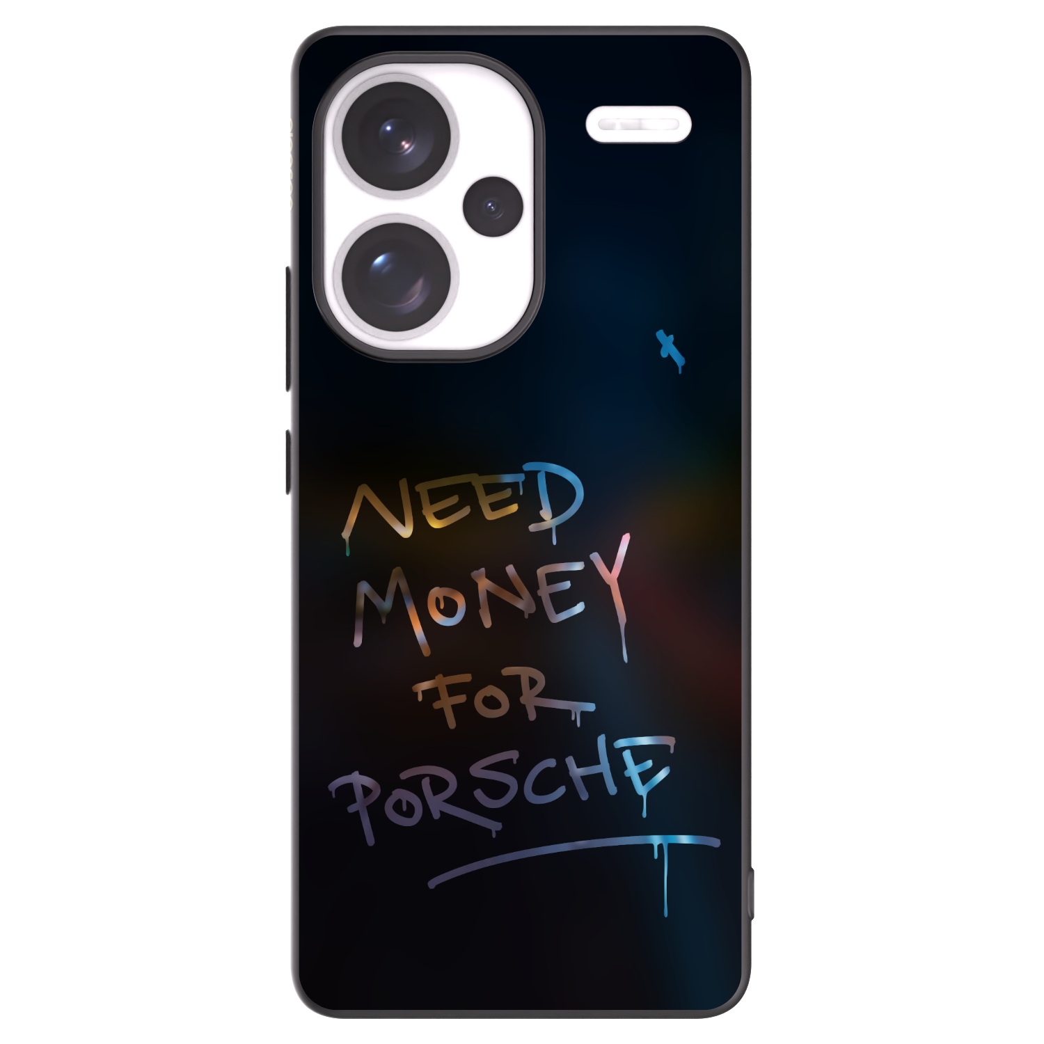 Picasee Xiaomi Redmi Note 13 Pro+ 5G Hülle - Schwarzes Silikon - Neon Nights