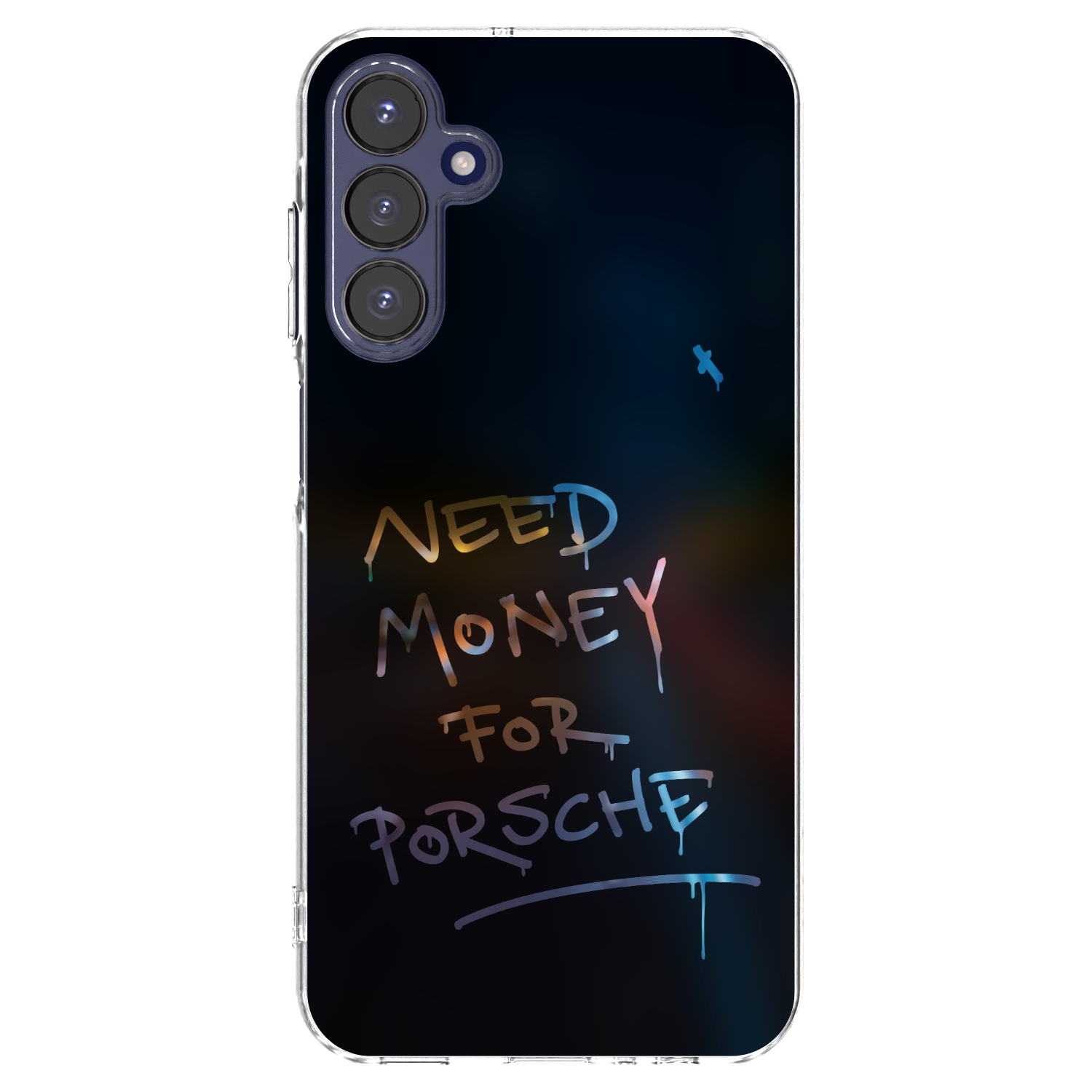 Picasee Samsung Galaxy A15 A155F 4G Hülle - Transparentes Silikon - Neon Nights