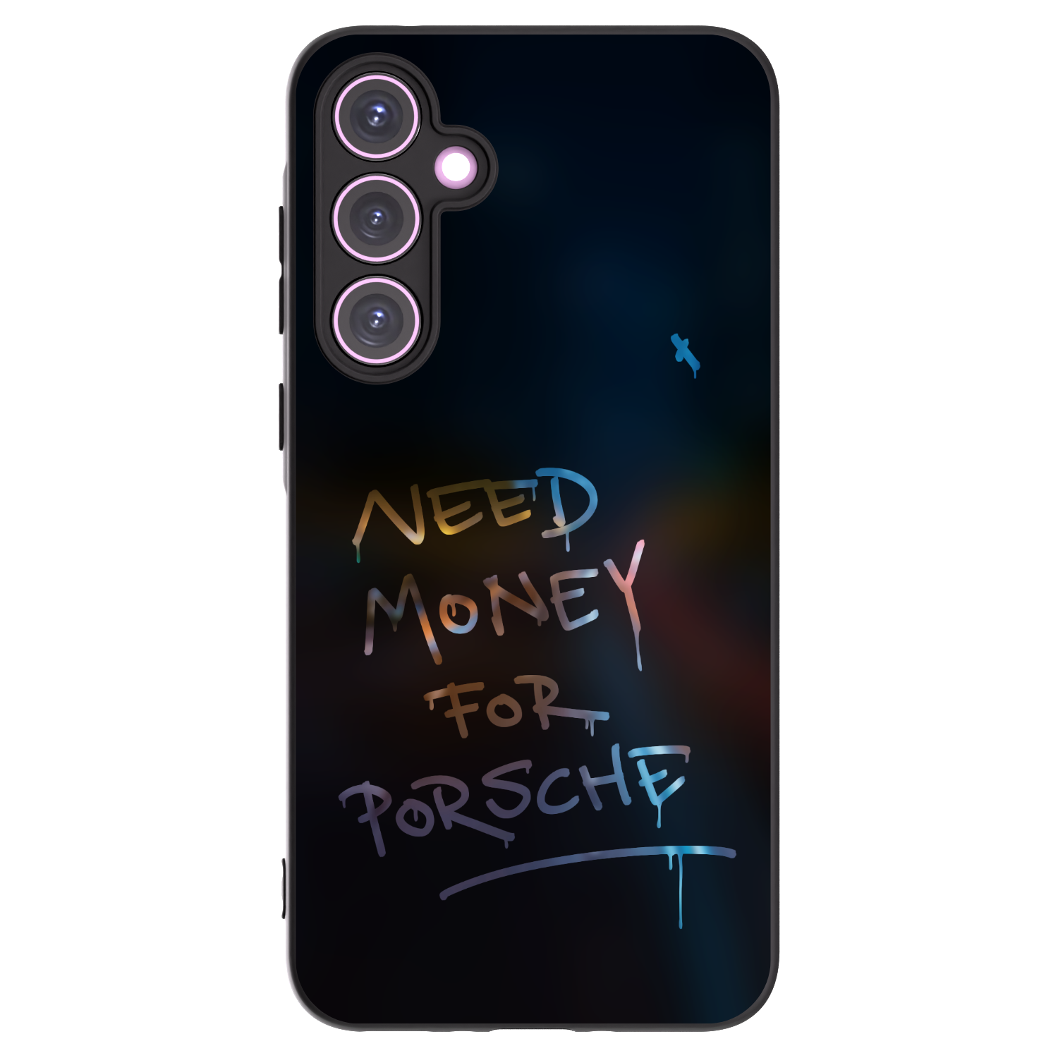 Picasee Samsung Galaxy A35 5G A356B Hülle - Schwarzes Silikon - Neon Nights