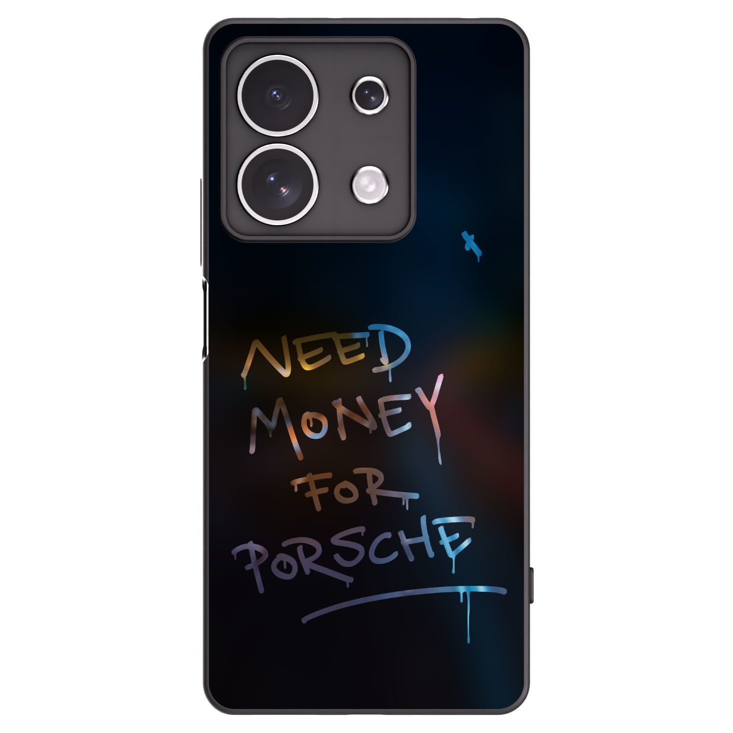 Picasee Xiaomi Redmi Note 13 4G Hülle - Schwarzes Silikon - Neon Nights