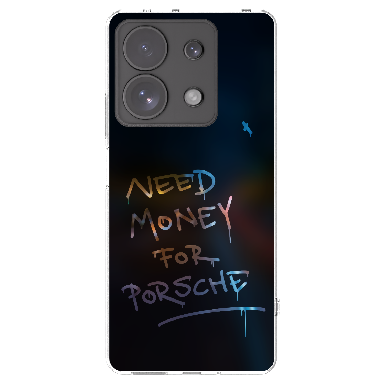 Picasee Xiaomi Redmi Note 13 Pro 4G Hülle - Transparentes Silikon - Neon Nights