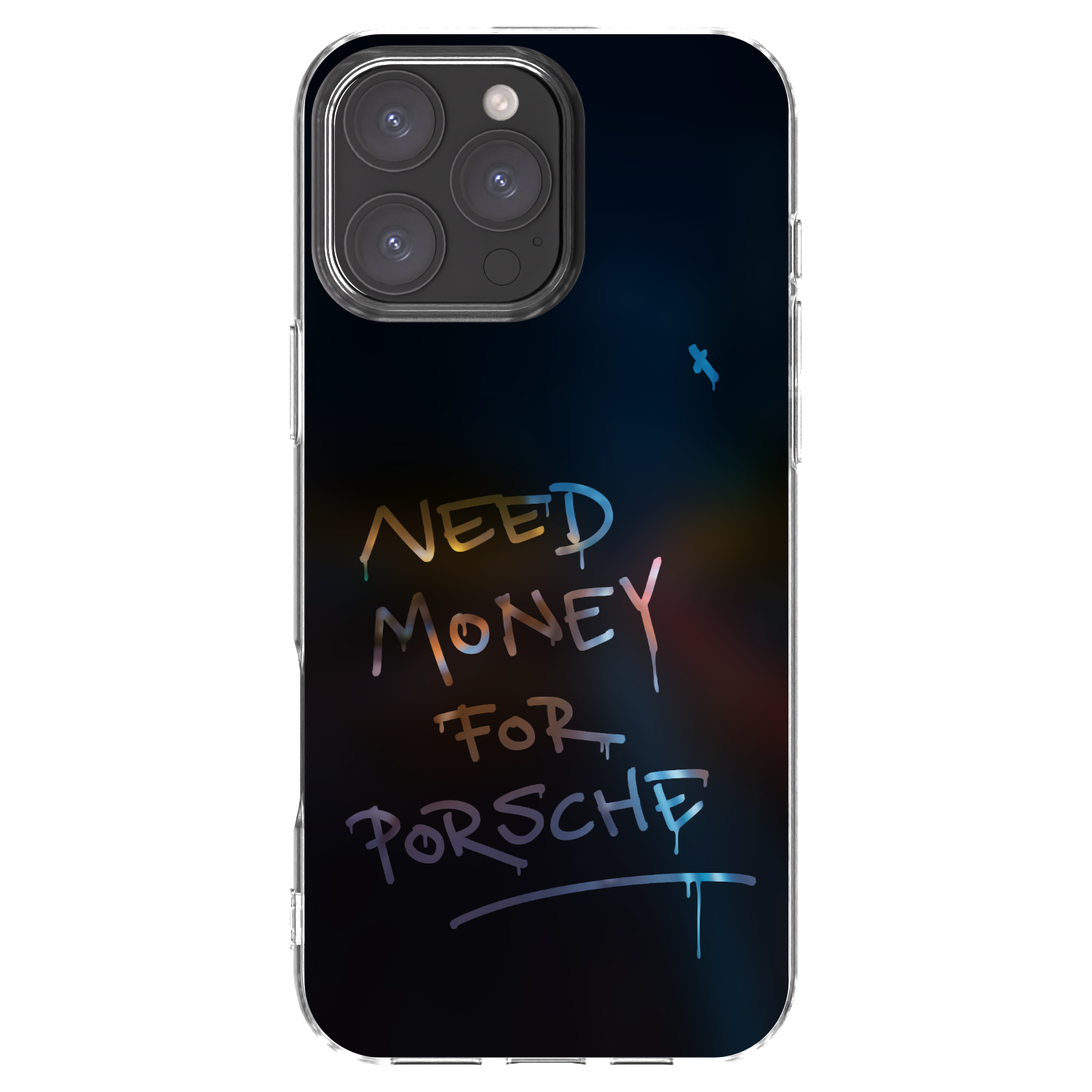 Picasee Apple iPhone 16 Pro Max Hülle - Transparentes Silikon - Neon Nights