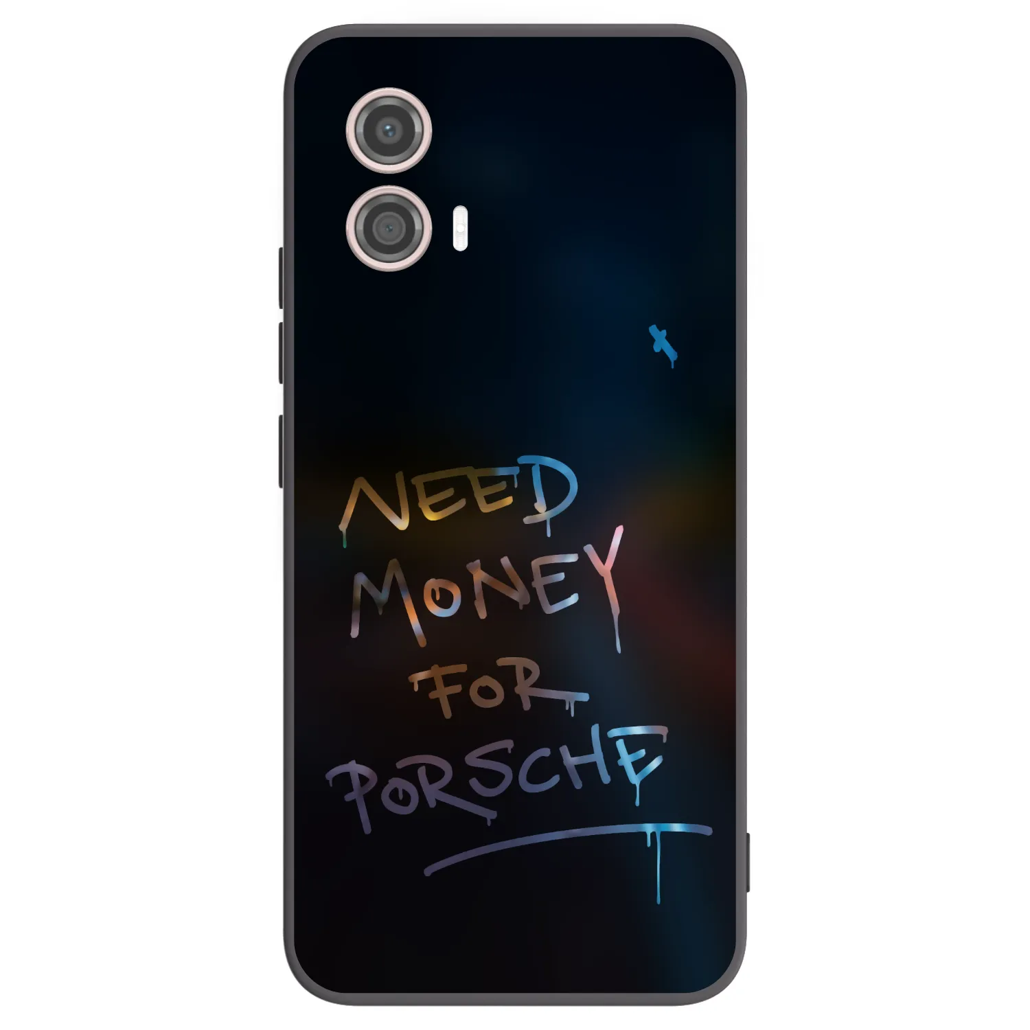 Picasee Motorola Moto G53 5G Hülle - Schwarzes Silikon - Neon Nights