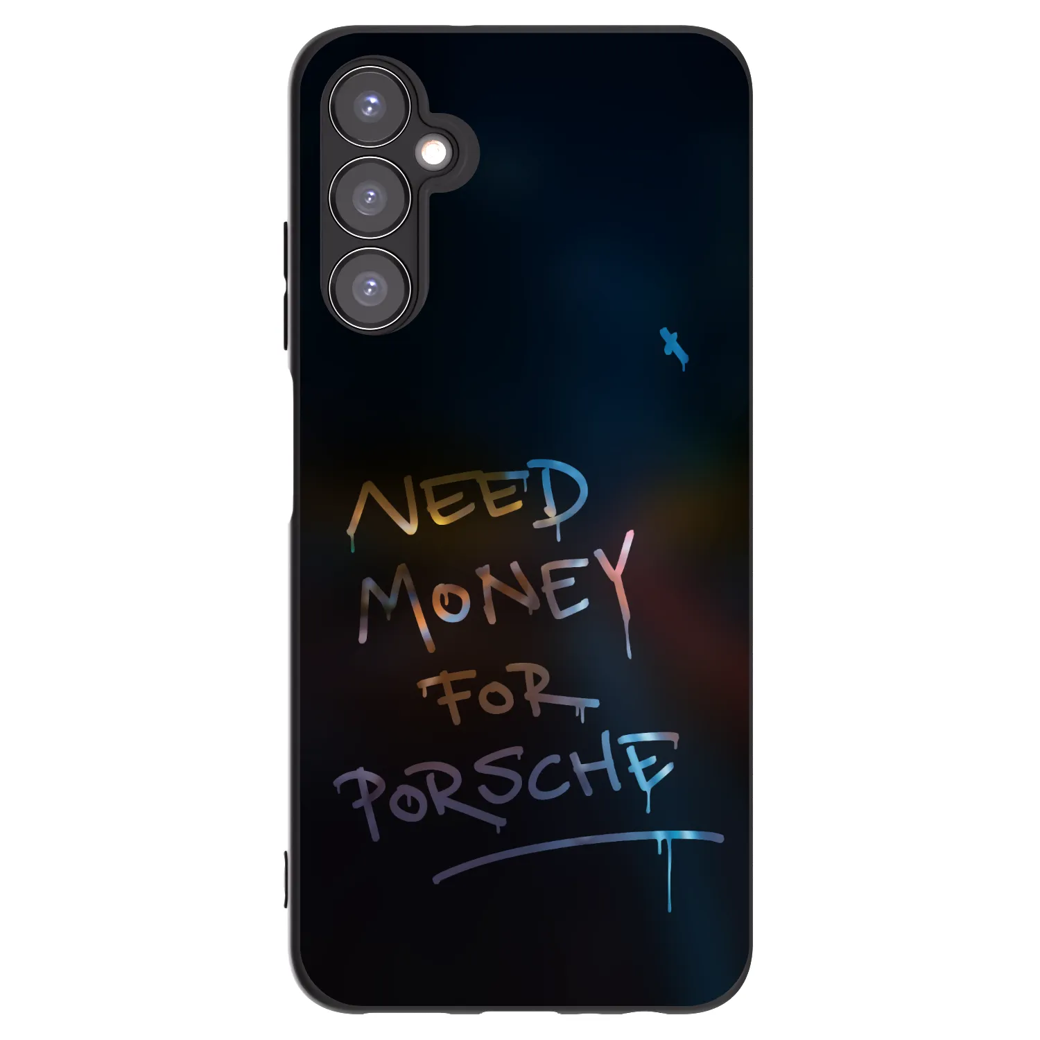 Picasee Samsung Galaxy A05s A057G Hülle - Schwarzes Silikon - Neon Nights