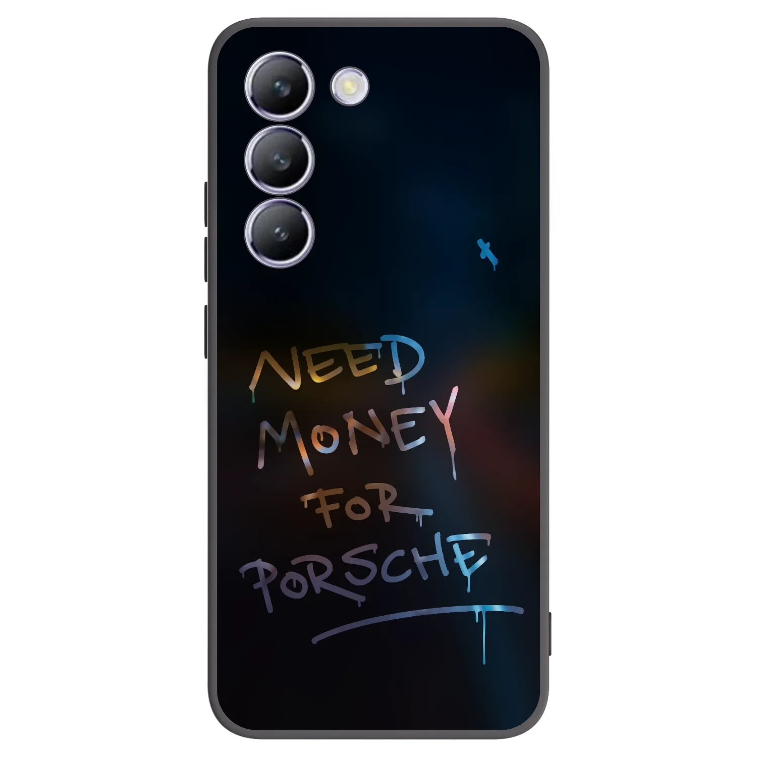 Picasee Vivo V40 SE 5G Hülle - Schwarzes Silikon - Neon Nights