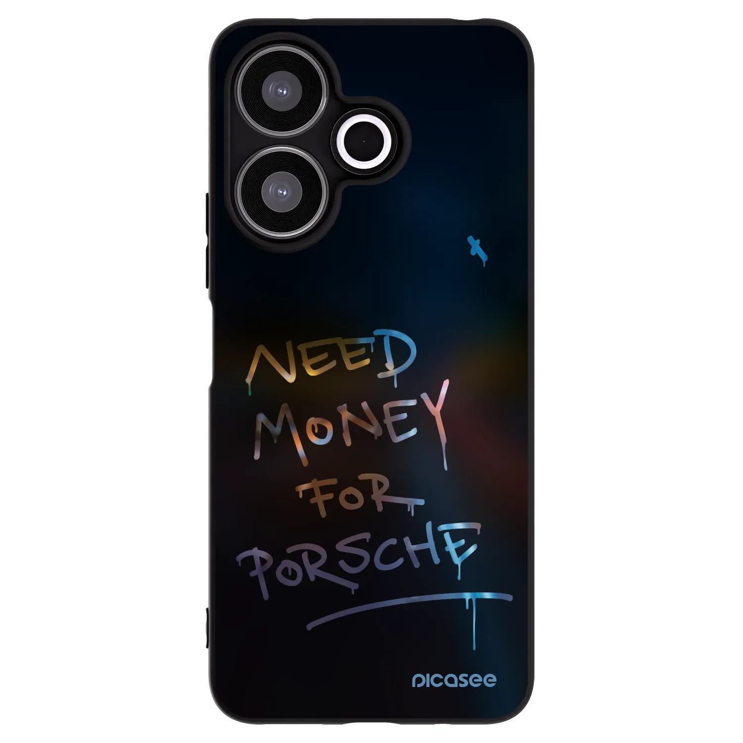 Picasee Xiaomi Redmi 13 4G Hülle - Schwarzes Silikon - Neon Nights