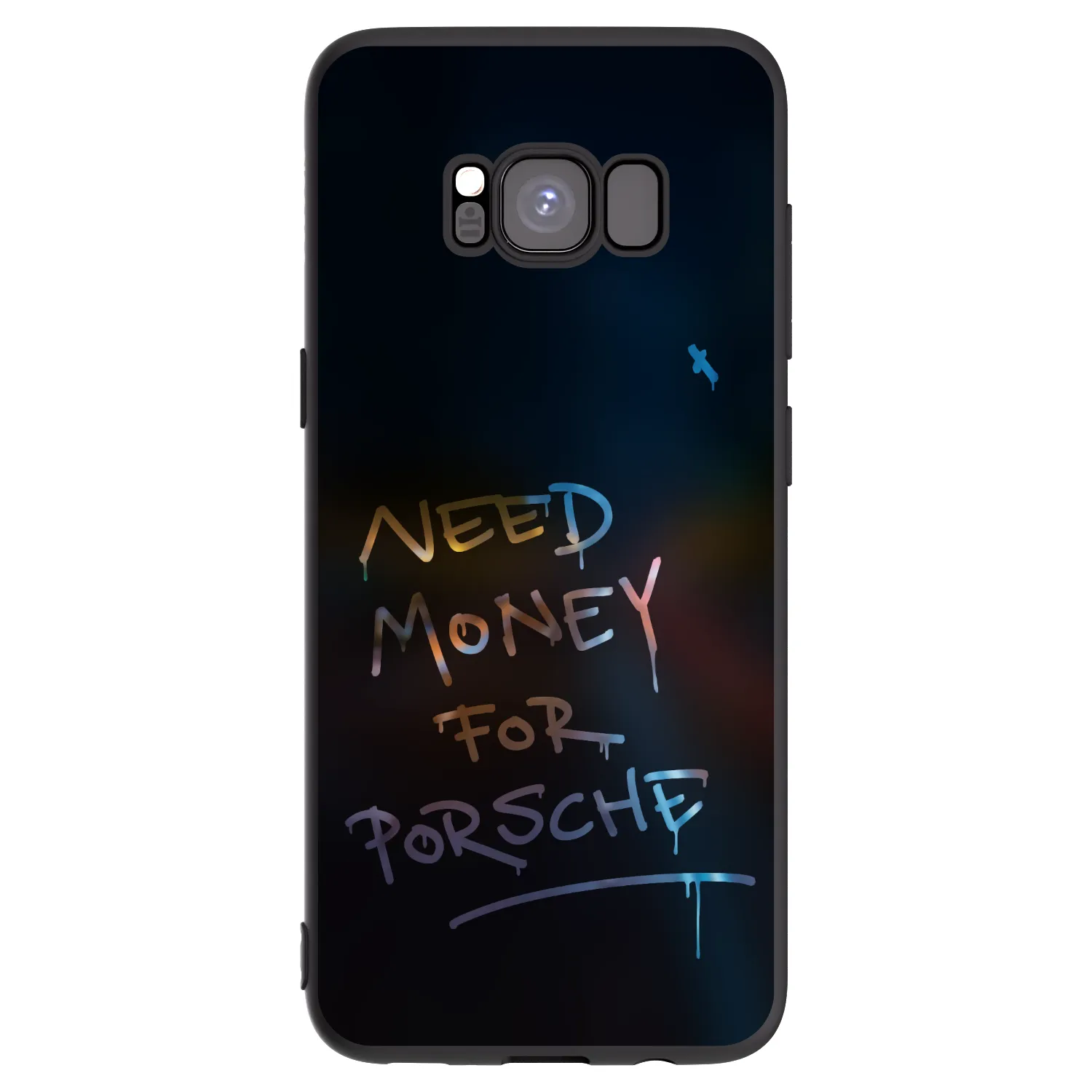 Picasee Samsung Galaxy S8 G950F Hülle - Schwarzes Silikon - Neon Nights