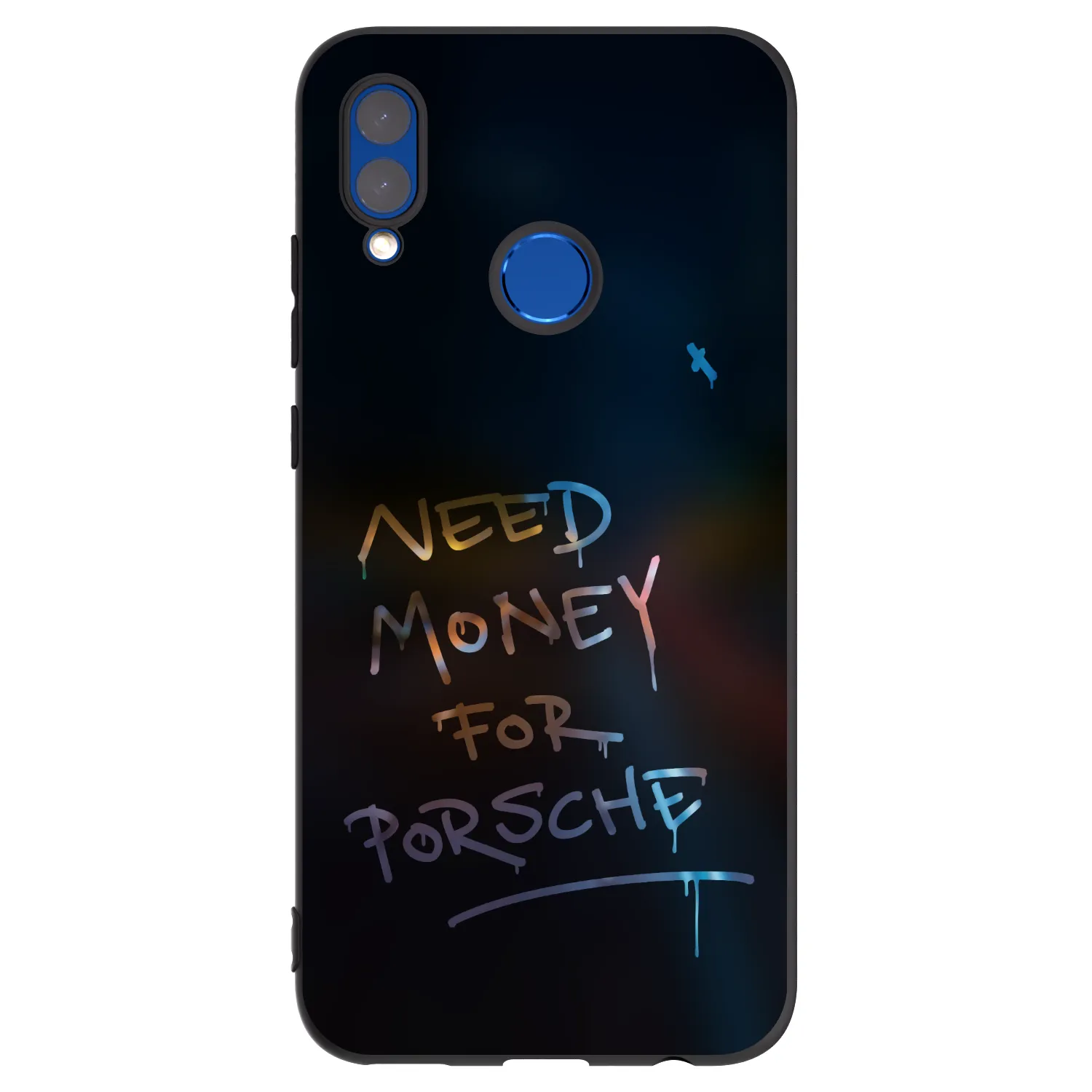 Picasee Huawei P Smart 2019 Hülle - Schwarzes Silikon - Neon Nights