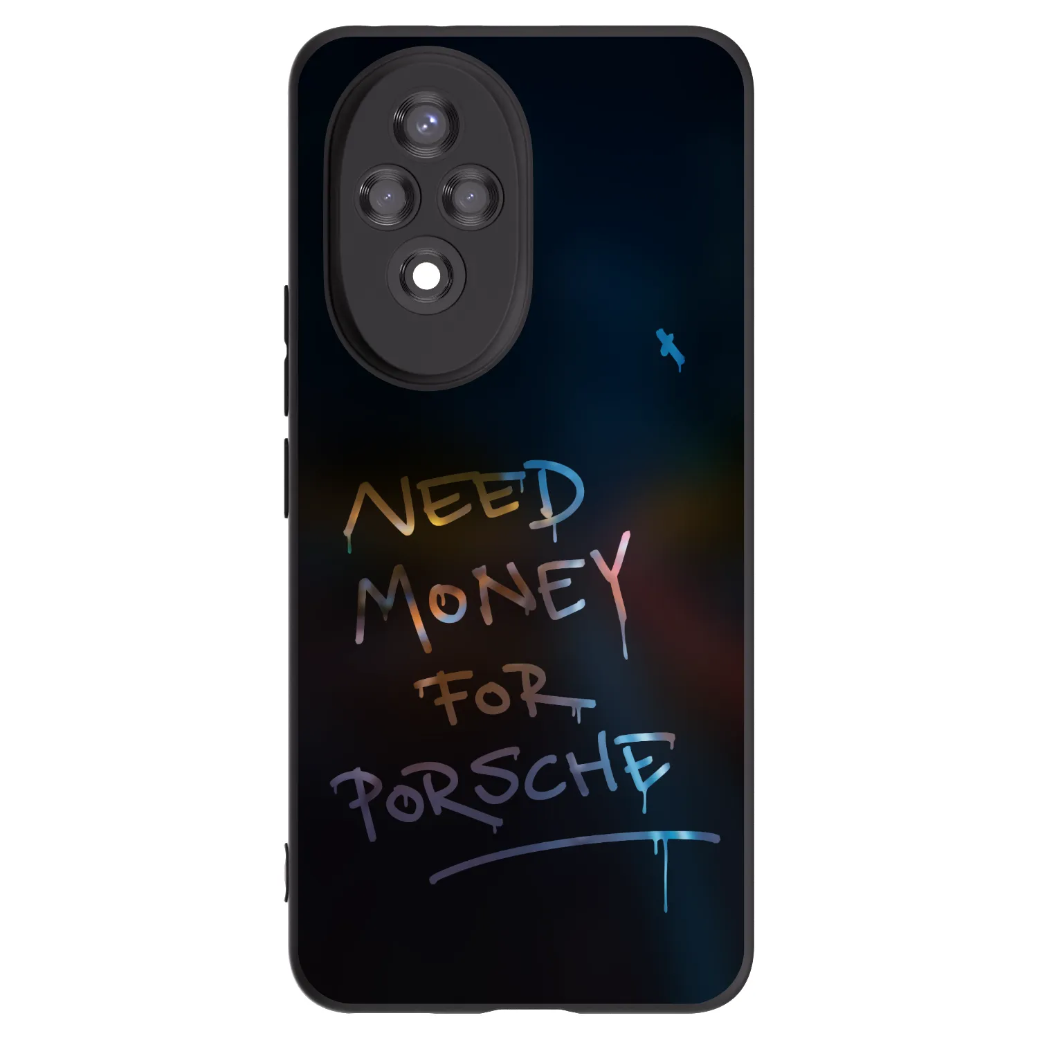 Picasee Honor 200 Pro 5G Hülle - Schwarzes Silikon - Neon Nights