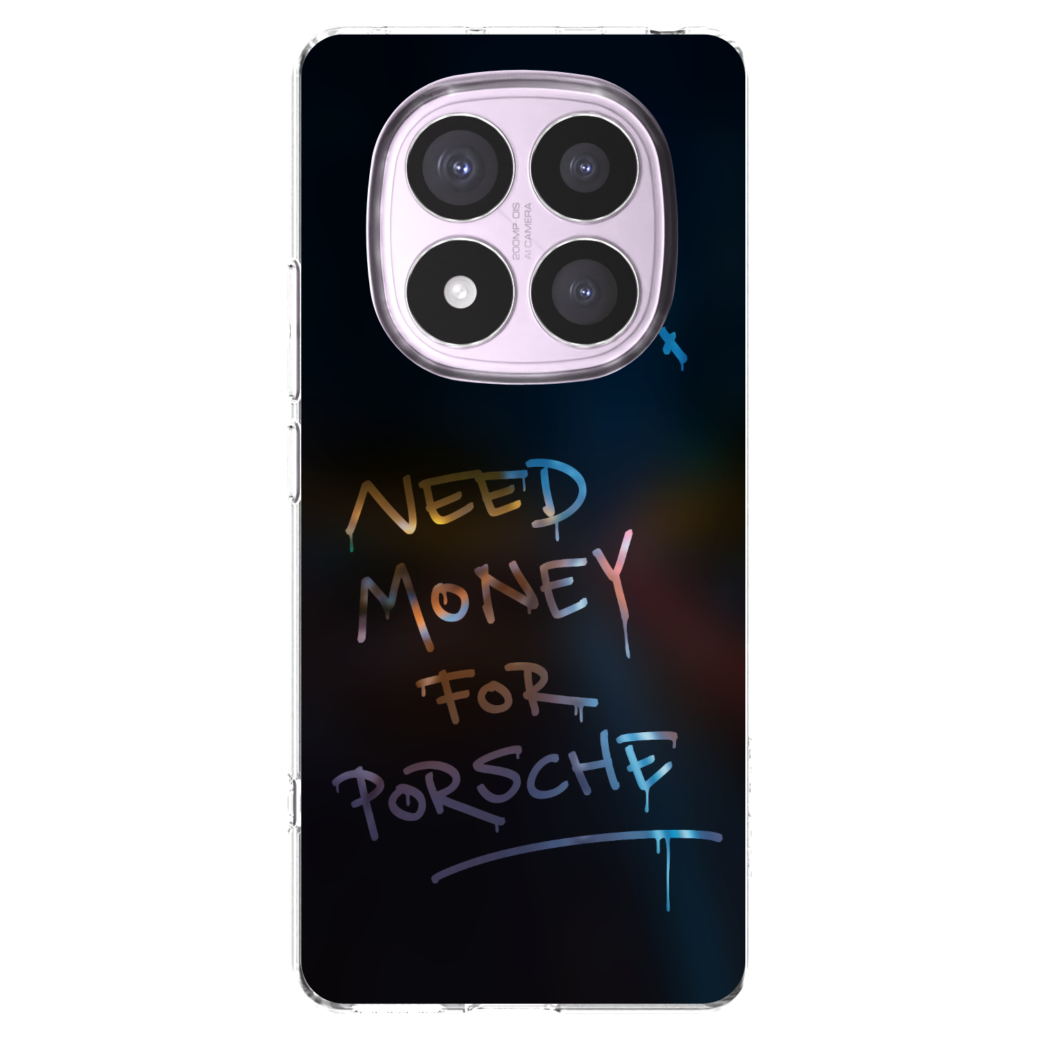 Picasee Xiaomi Redmi Note 14 Pro 5G Hülle - Transparentes Silikon - Neon Nights