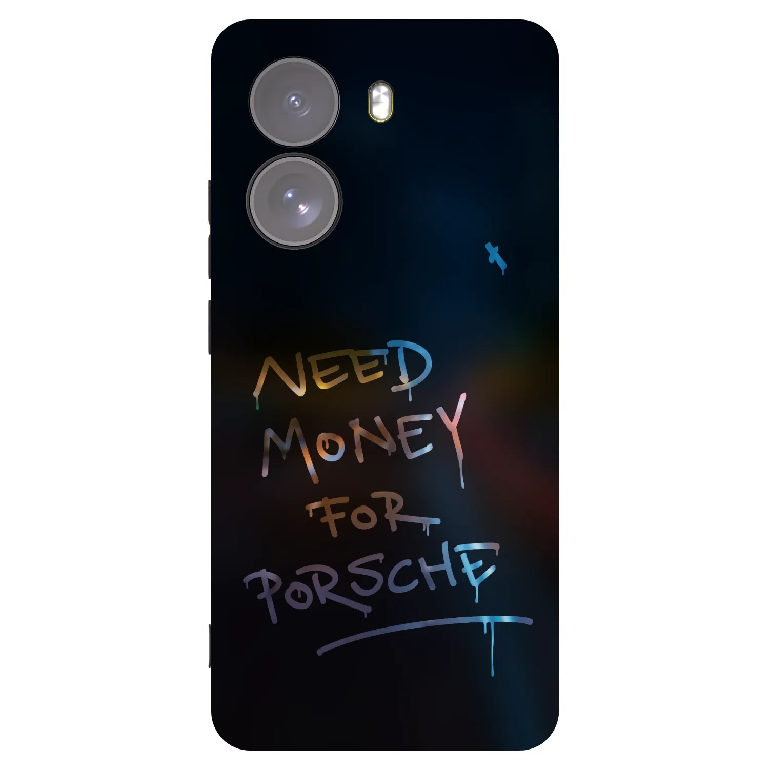 Picasee Xiaomi Poco X7 Hülle - Schwarzes Silikon - Neon Nights