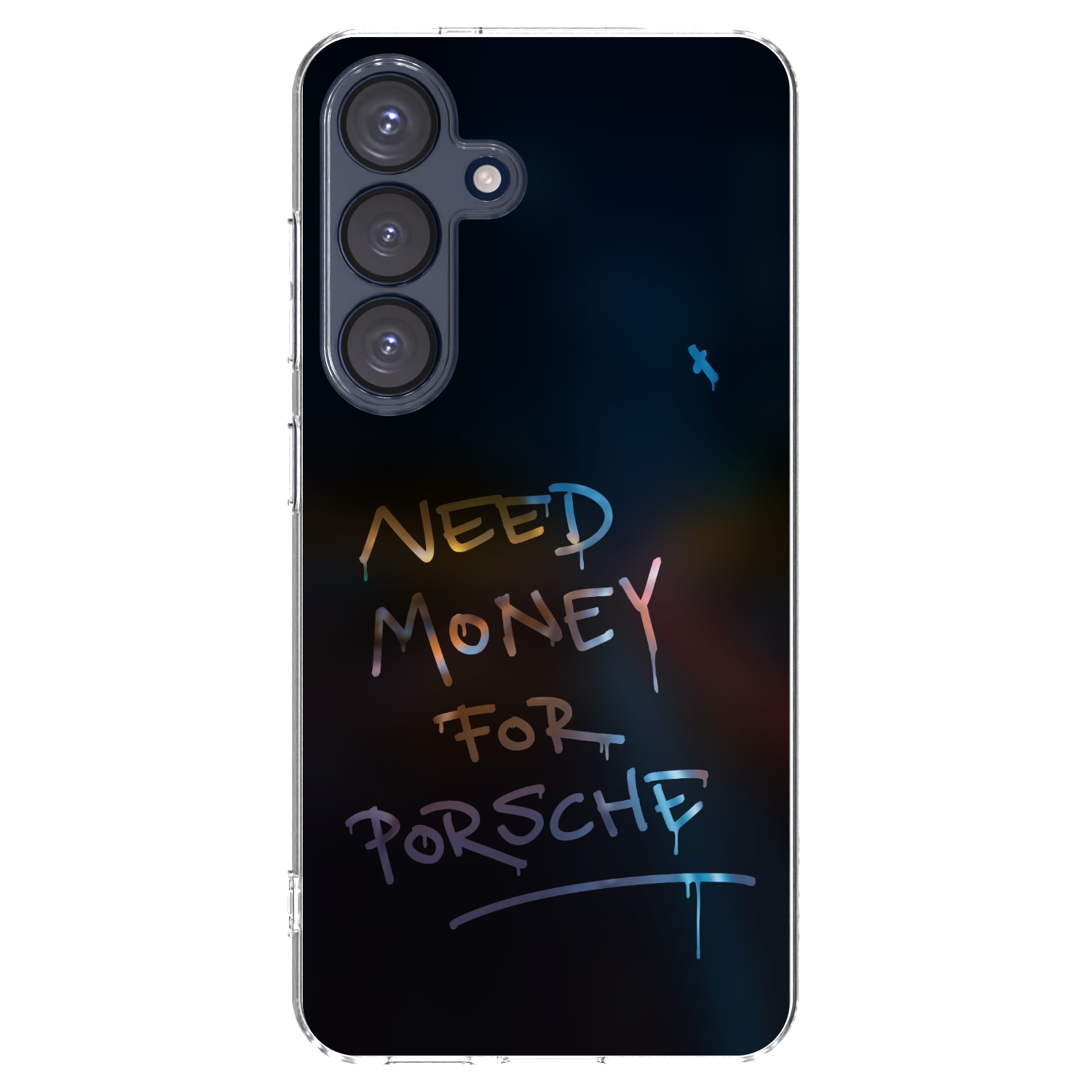 Picasee Samsung Galaxy S25 5G Hülle - Transparentes Silikon - Neon Nights