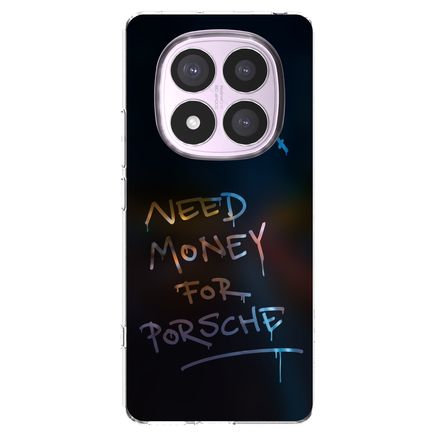 Picasee Xiaomi Redmi Note 14 Pro 4G Hülle - Transparentes Silikon - Neon Nights