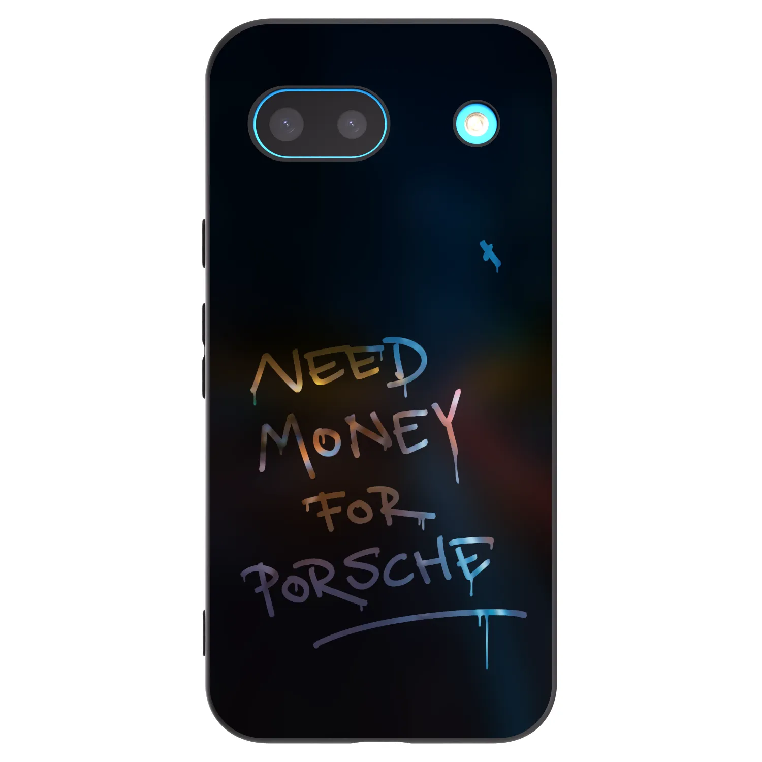 Picasee Google Pixel 8a Hülle - Schwarzes Silikon - Neon Nights