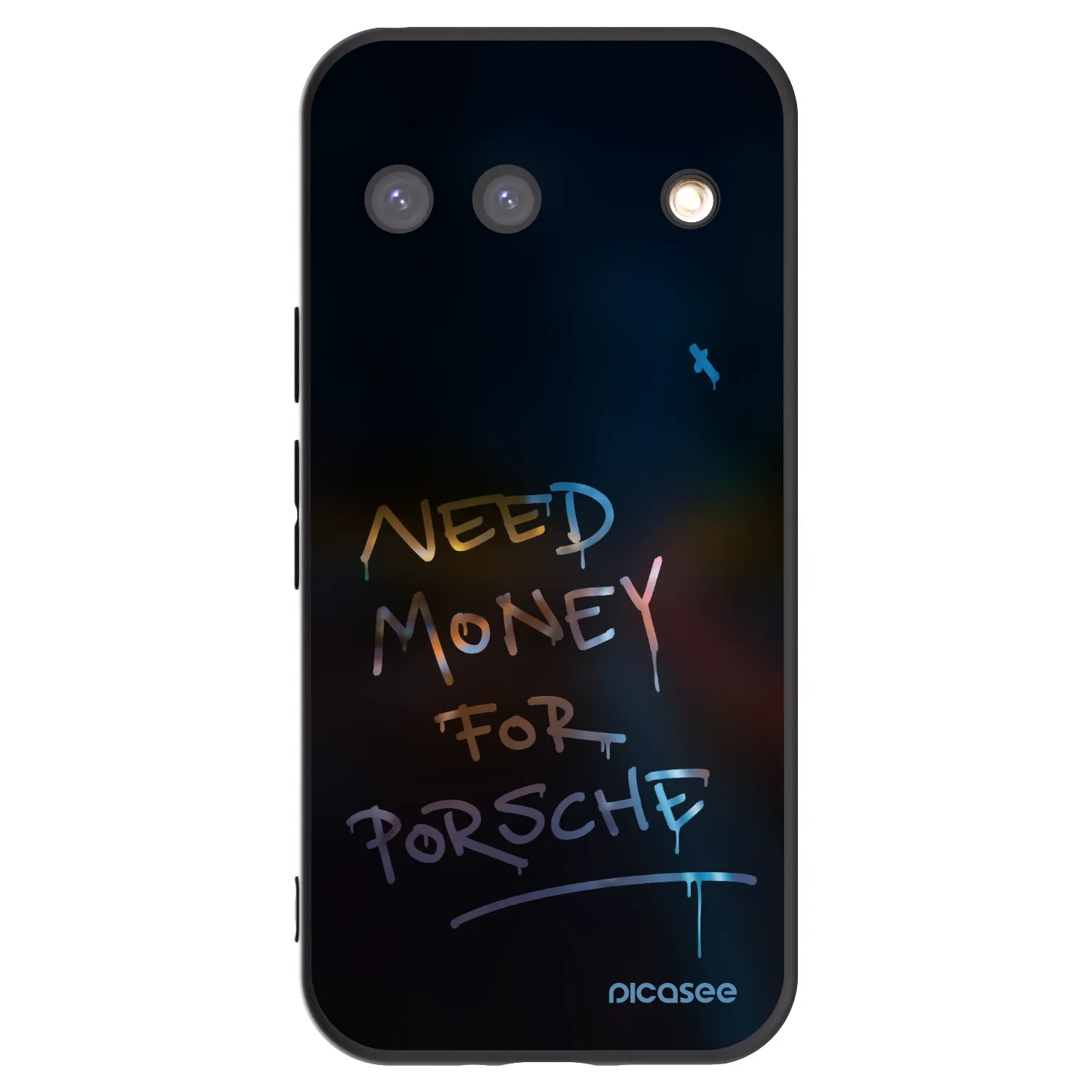 Picasee Google Pixel 9 Hülle - Schwarzes Silikon - Neon Nights