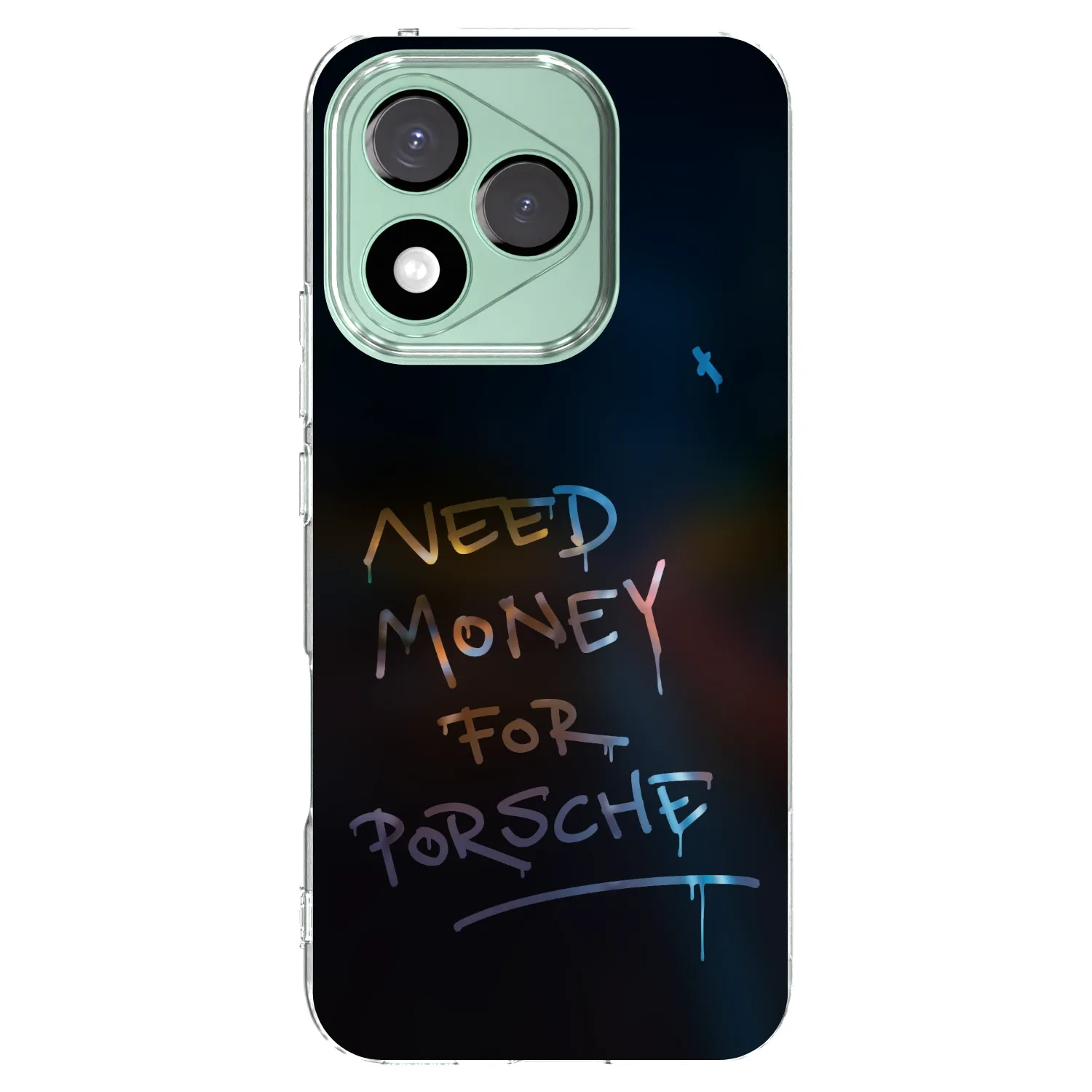 Picasee Honor 400 Lite 5G Hülle - Transparentes Silikon - Neon Nights