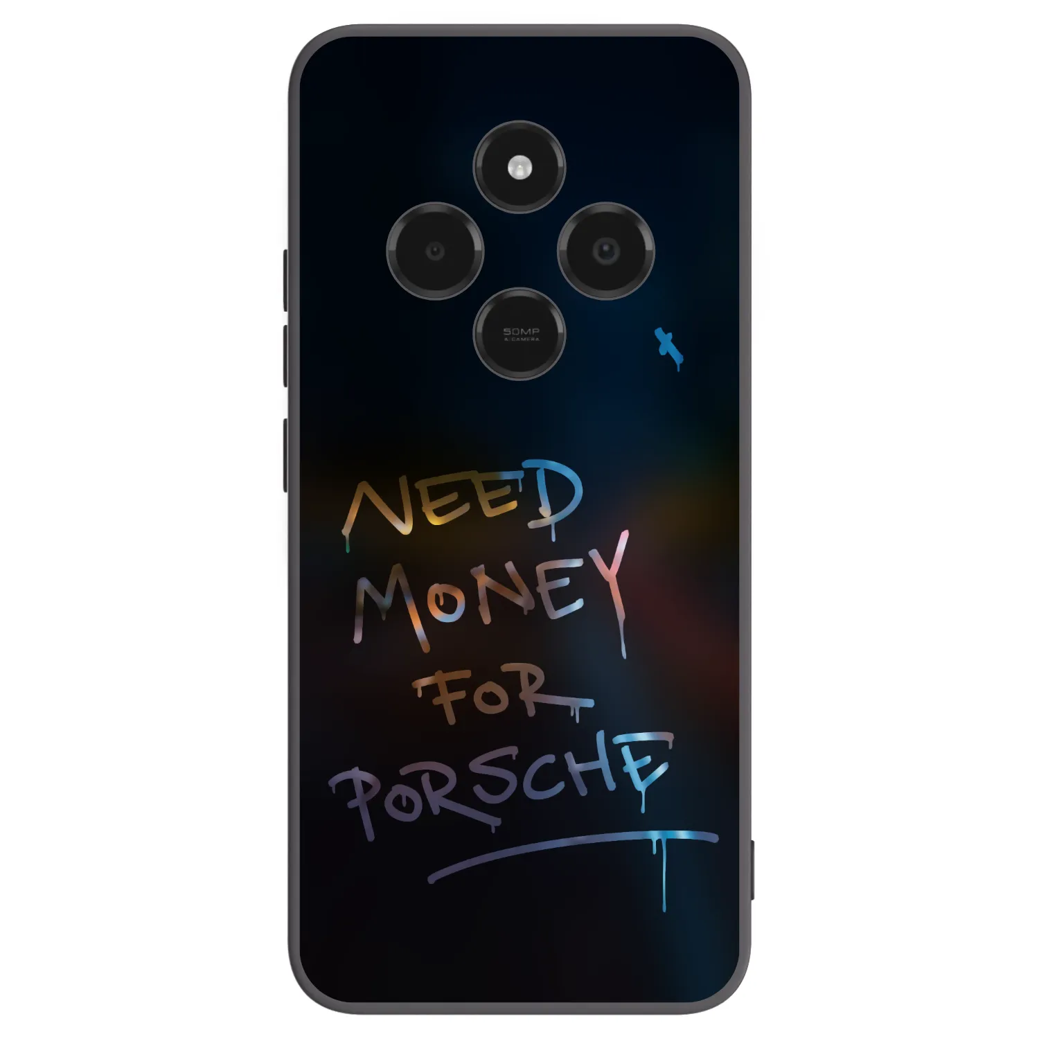 Picasee Xiaomi Poco C75 Hülle - Schwarzes Silikon - Neon Nights