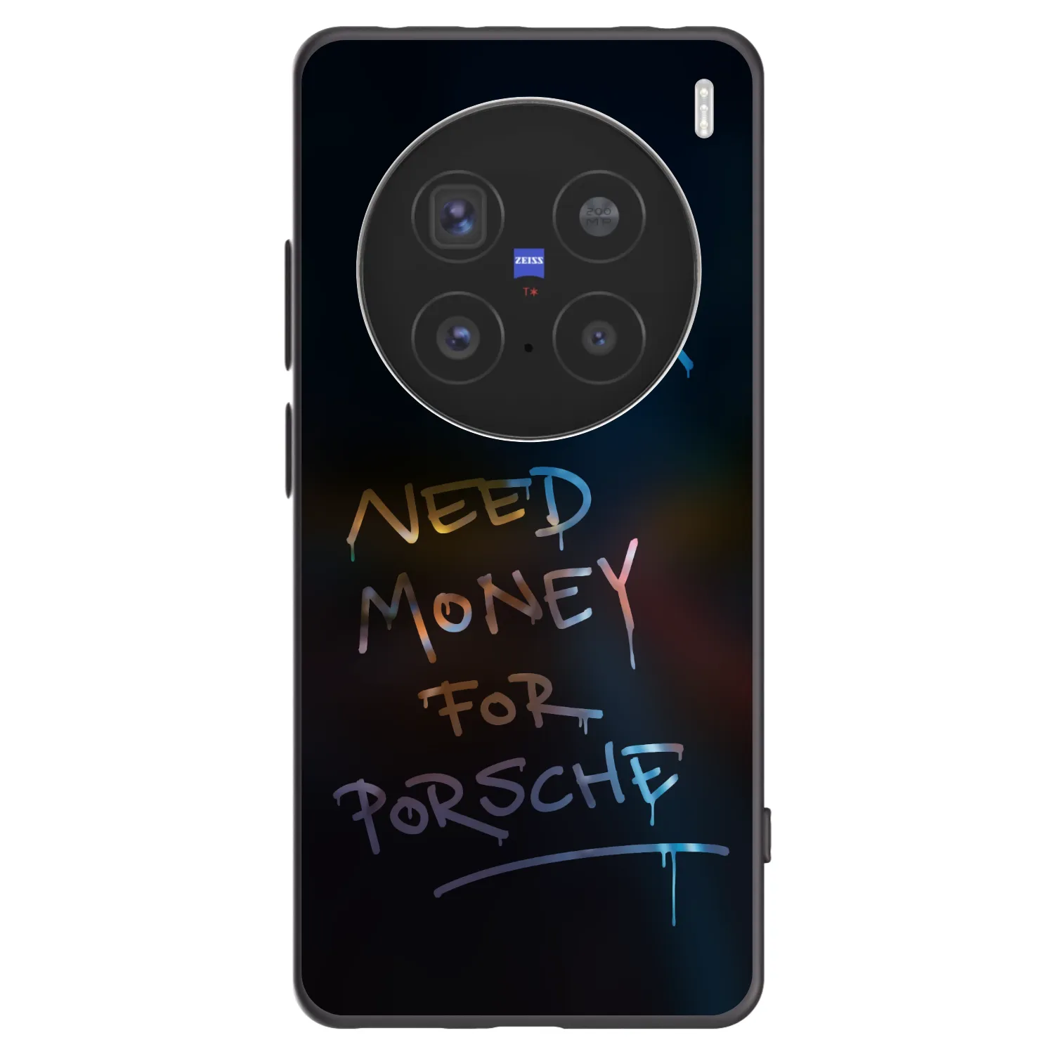 Picasee Vivo X200 Pro Hülle - Schwarzes Silikon - Neon Nights