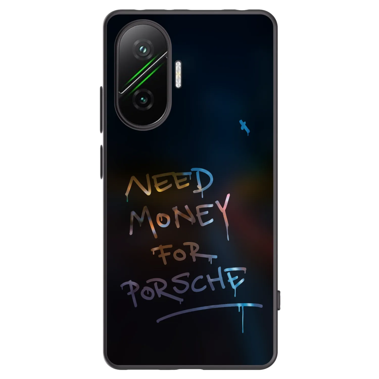 Picasee Xiaomi Poco F7 5G Hülle - Schwarzes Silikon - Neon Nights