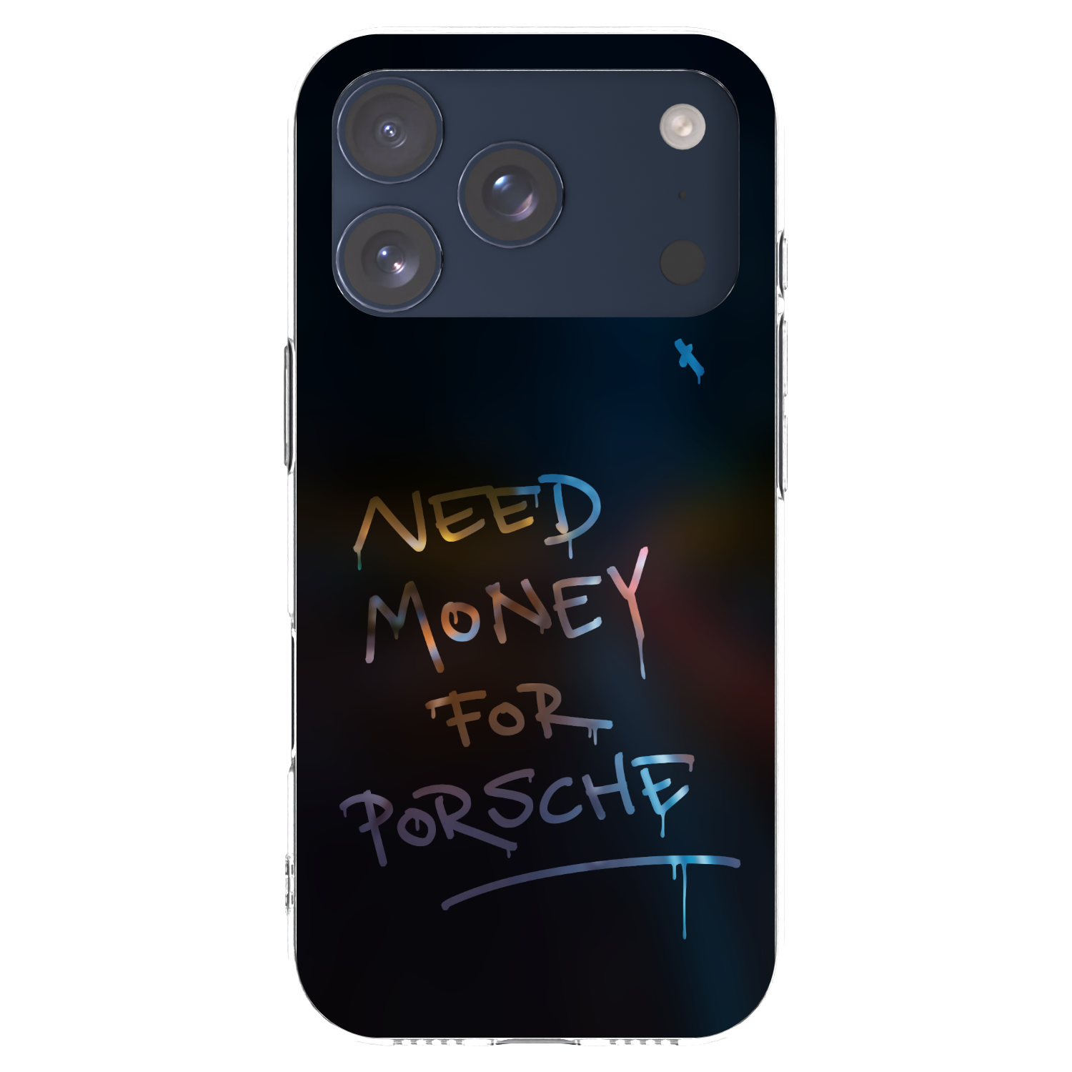 Picasee Apple iPhone 17 Pro Hülle - Transparentes Silikon - Neon Nights