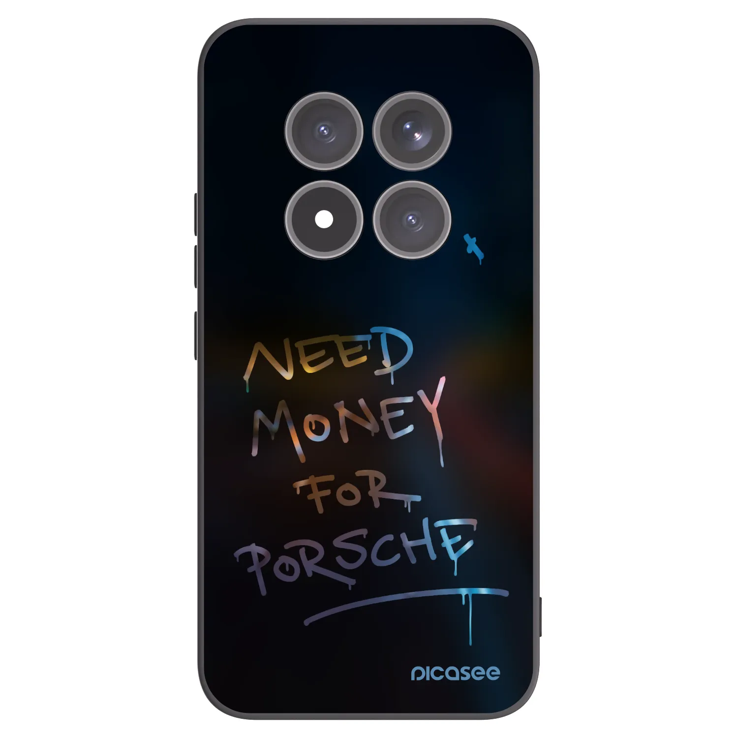 Picasee Xiaomi Redmi Note 15 Pro+ Hülle - Schwarzes Silikon - Neon Nights