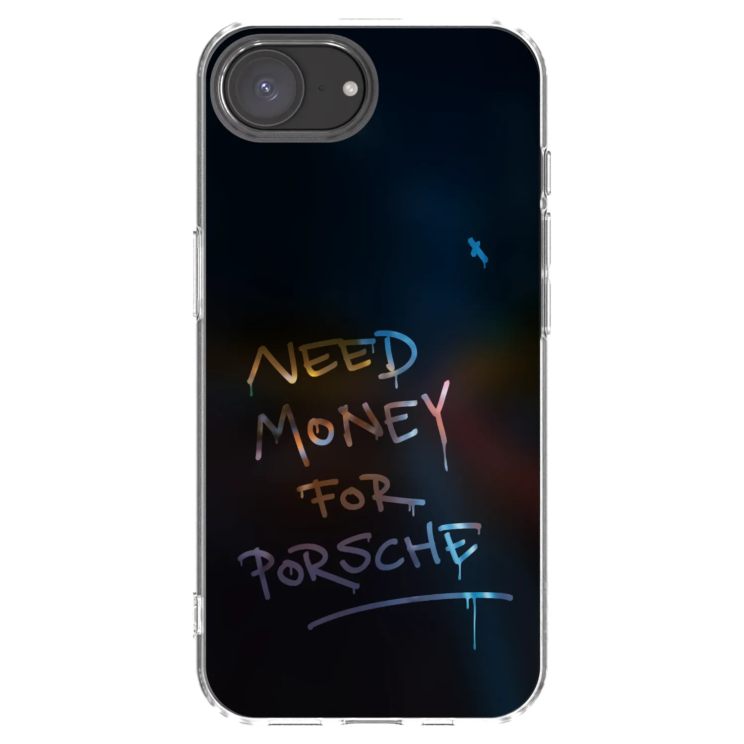 Picasee Apple iPhone 17e Hülle - Transparentes Silikon - Neon Nights