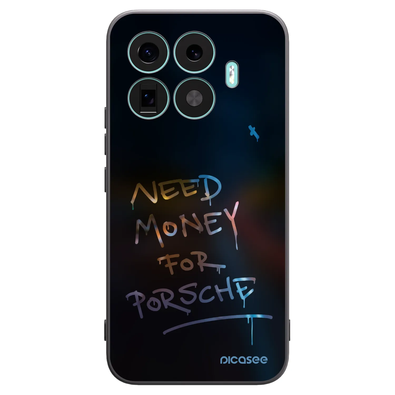 Picasee Xiaomi 17T Pro Hülle - Schwarzes Silikon - Neon Nights