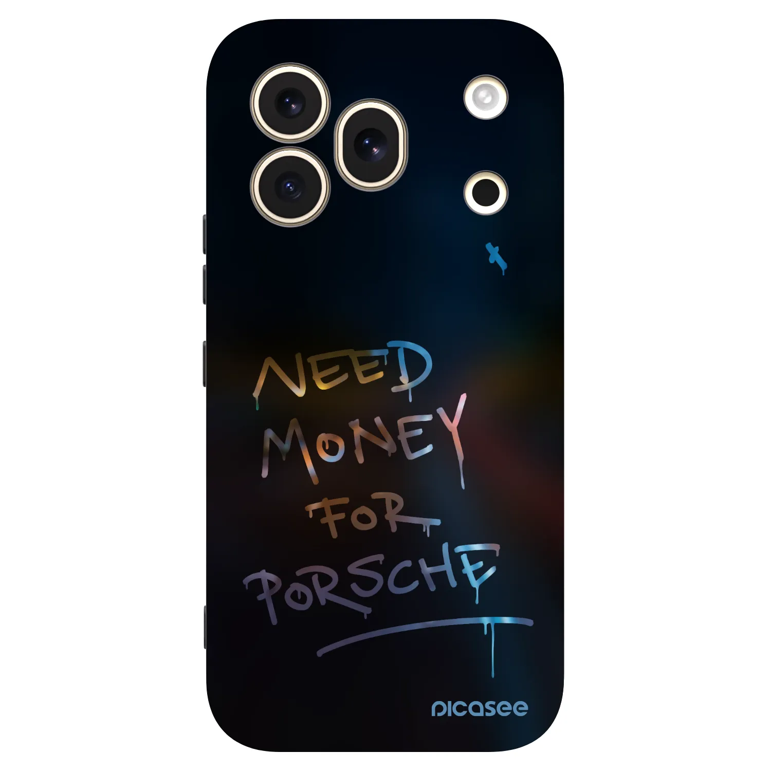 Picasee Honor 600 Pro Hülle - Schwarzes Silikon - Neon Nights